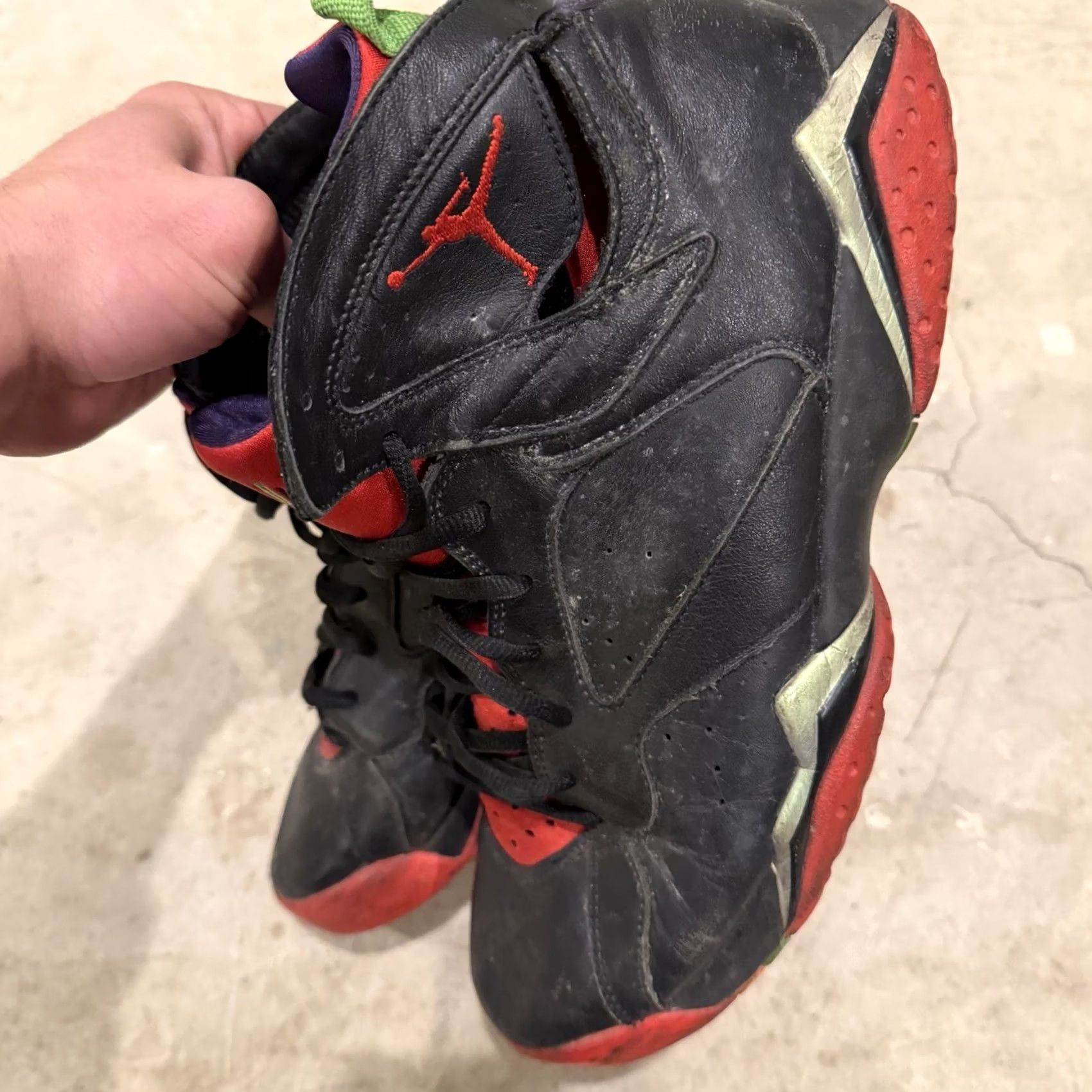 Jordan Brand Jordan 7 Retro Marvin the Martian 2015 Mens Size 10.5 US Used DISTRESSED Black Sneaker Jordan 7 Retro Marvin the Martian 2015 Mens Size 10.5 US Size US 10 / EU 43 - 6 Thumbnail