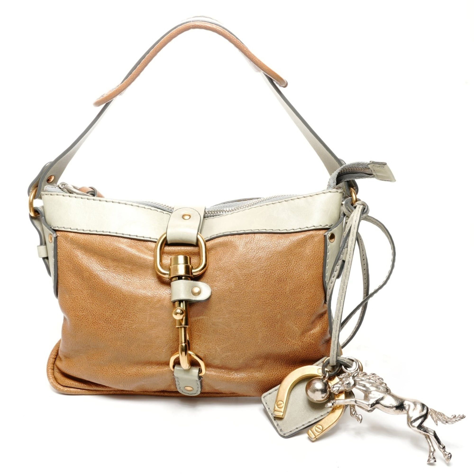 Chloe Chloé Chloe Kerala Leather One-Shoulder Bag in Brown Size ONE SIZE - 1 Thumbnail