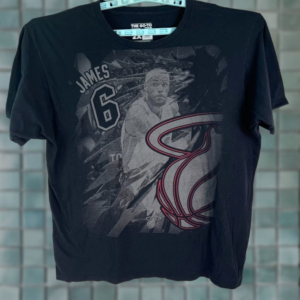 Adidas adidas Lebron James 6 Mens Short Sleeves Crew Neck Black Graphic T Shirt Size 2X Size US XXL / EU 58 / 5 - 1 Thumbnail