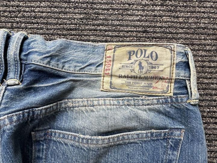 Polo Ralph Lauren POLO RALPH LAUREN Damaged Denim Patchwork Pants Size US 33 - 3 Thumbnail