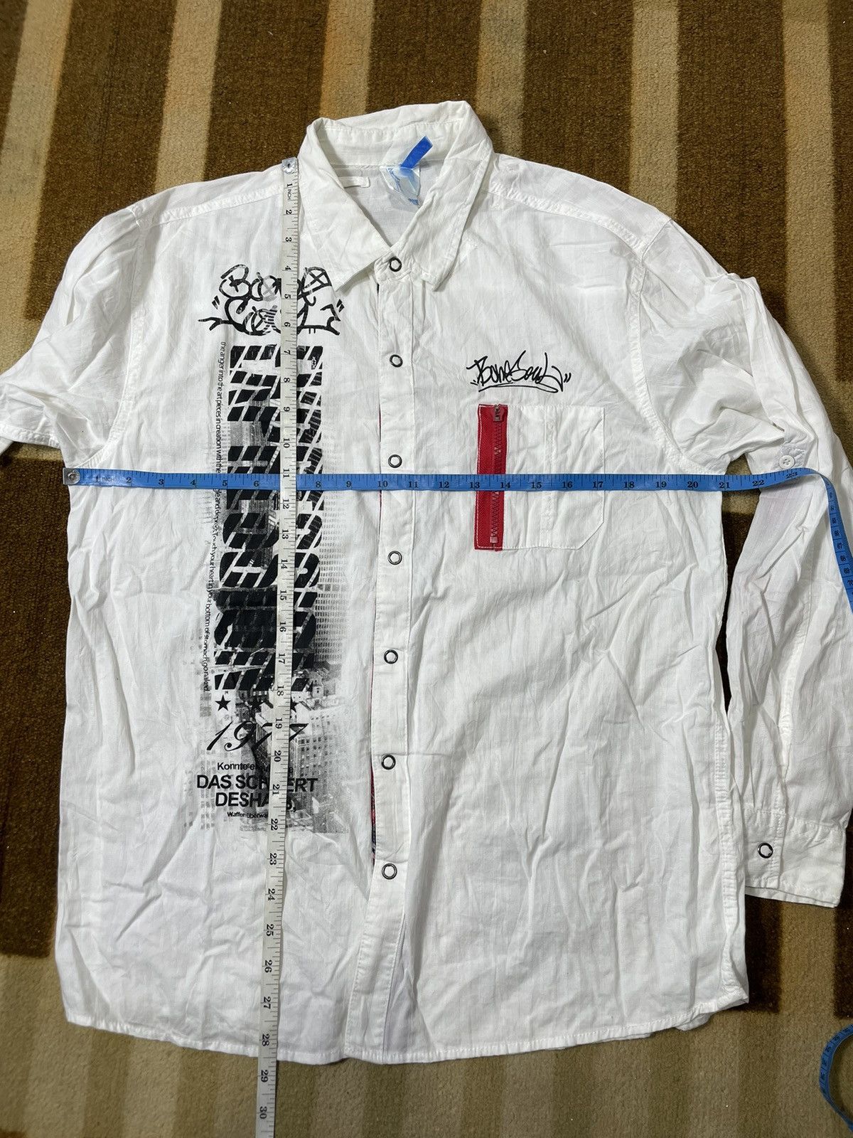 Japanese Brand Japanese B-one-soul shirt punk style Size US L / EU 52-54 / 3 - 8 Thumbnail