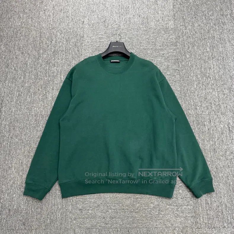 Balenciaga Balenciaga Green Letter Printed Hoodie Size US M / EU 48-50 / 2 - 1 Thumbnail