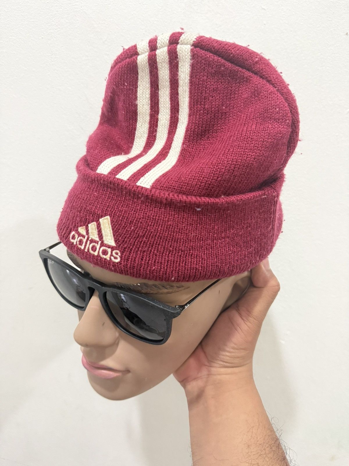 Adidas VTG Adidas Logo Hat Size ONE SIZE - 2 Thumbnail