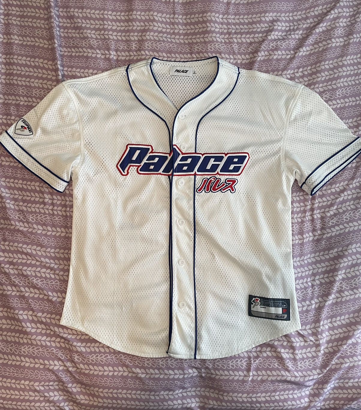 Palace Palace White Kawaii Baseball Jersey | Grailed