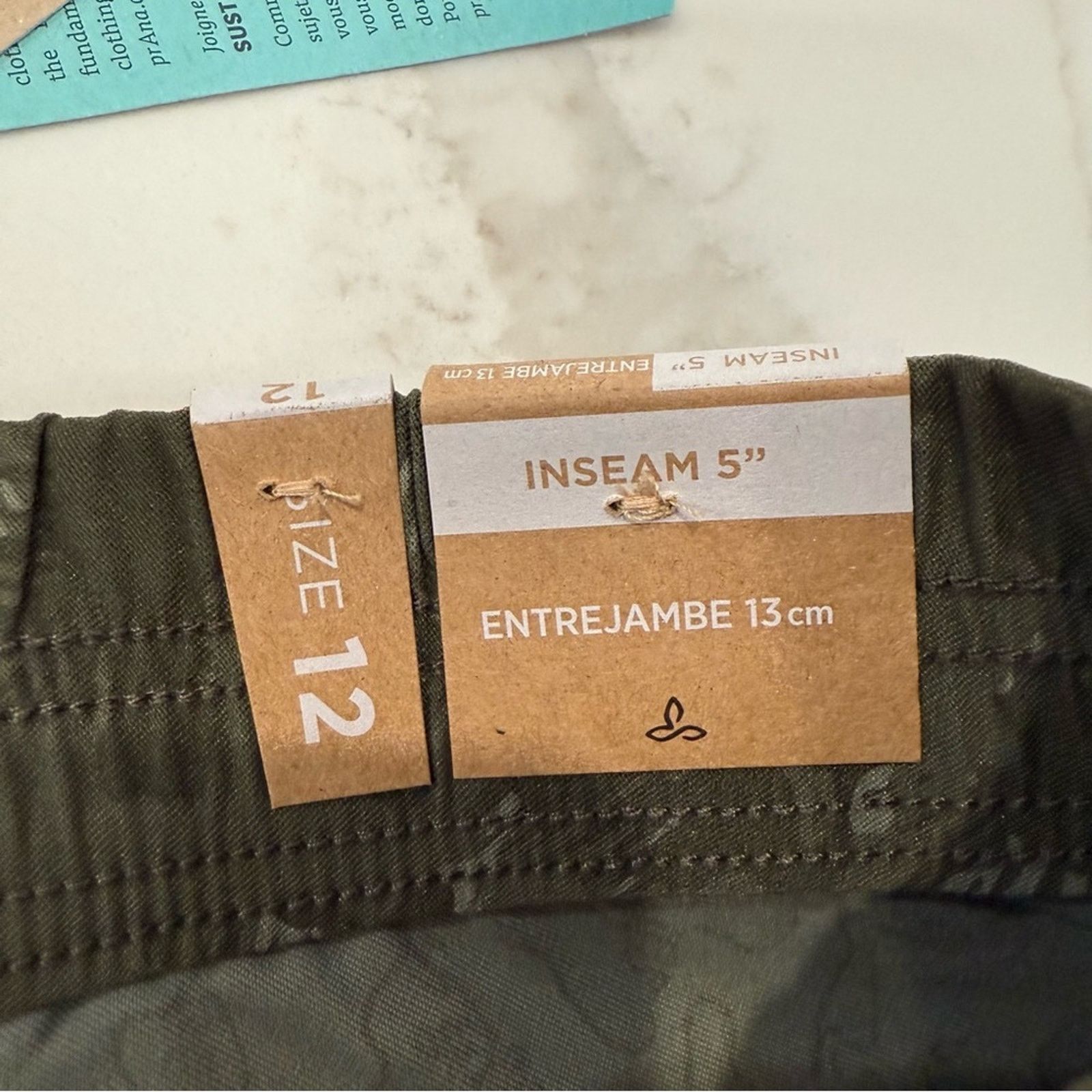 Prana Prana NWT Halle E-Waist Short II 5” Inseam Women’s 12 Camo Size 34" / US 12 / IT 48 - 4 Thumbnail