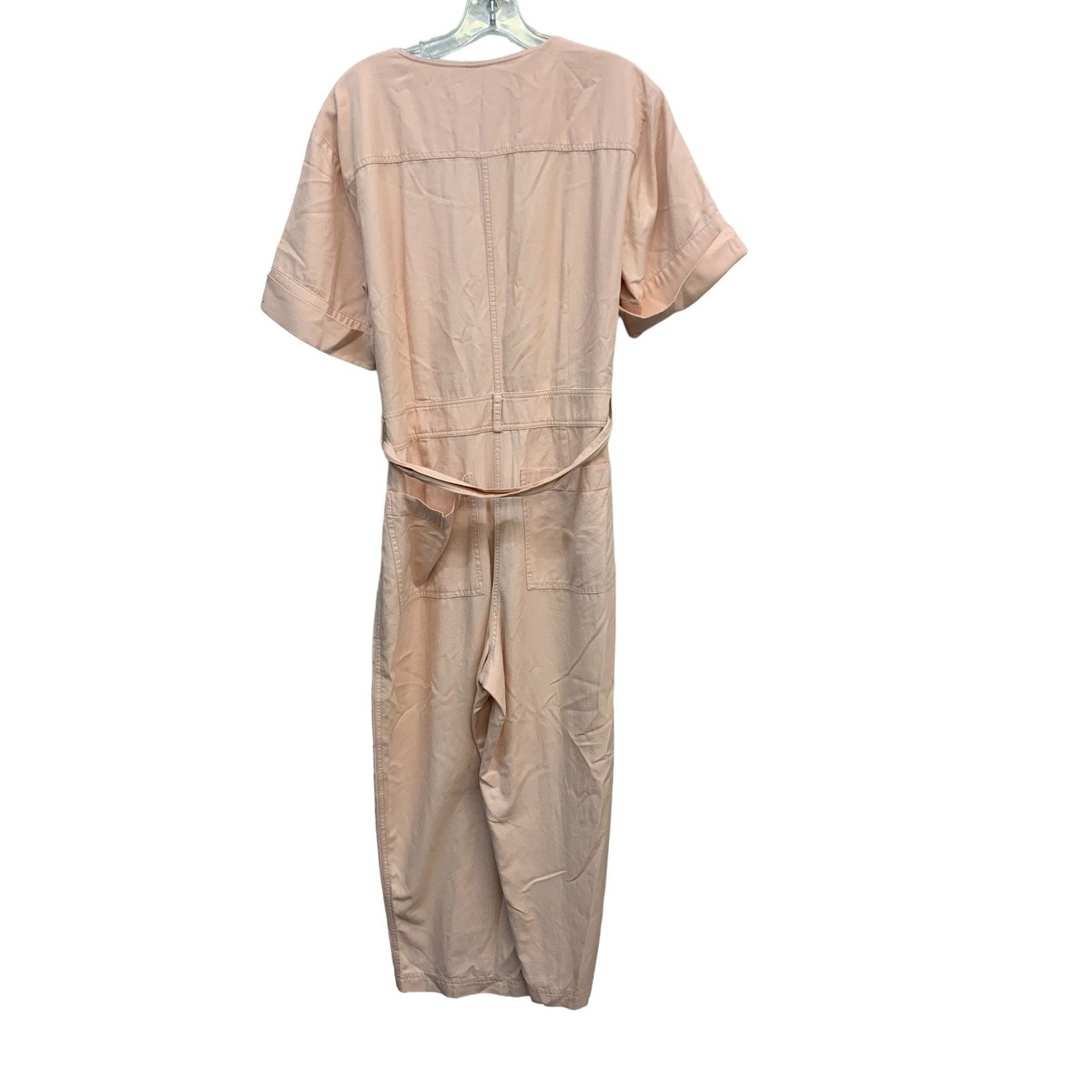 Madewell MADEWELL Top-Stitched Coverall Jumpsuit Bashful Blush sz 10 Size 32" / US 10 / IT 46 - 10 Thumbnail