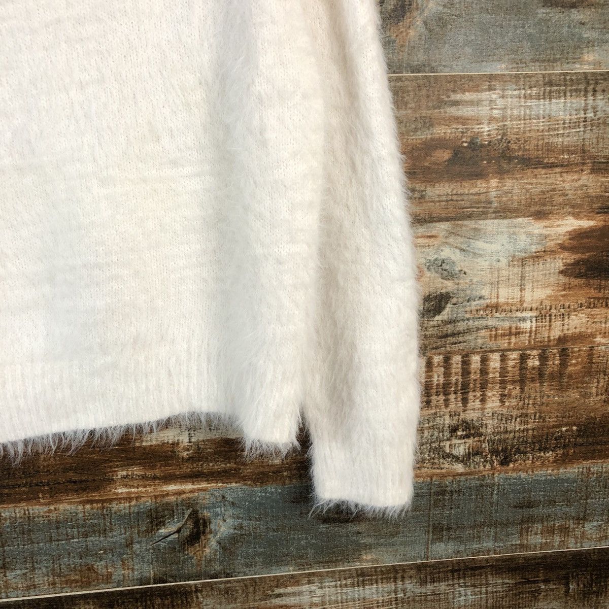 Homespun Knitwear DLL Khalita Turtle Neck Mohair fur shaggy Knitwear #C232 Size M / US 6-8 / IT 42-44 - 8 Thumbnail