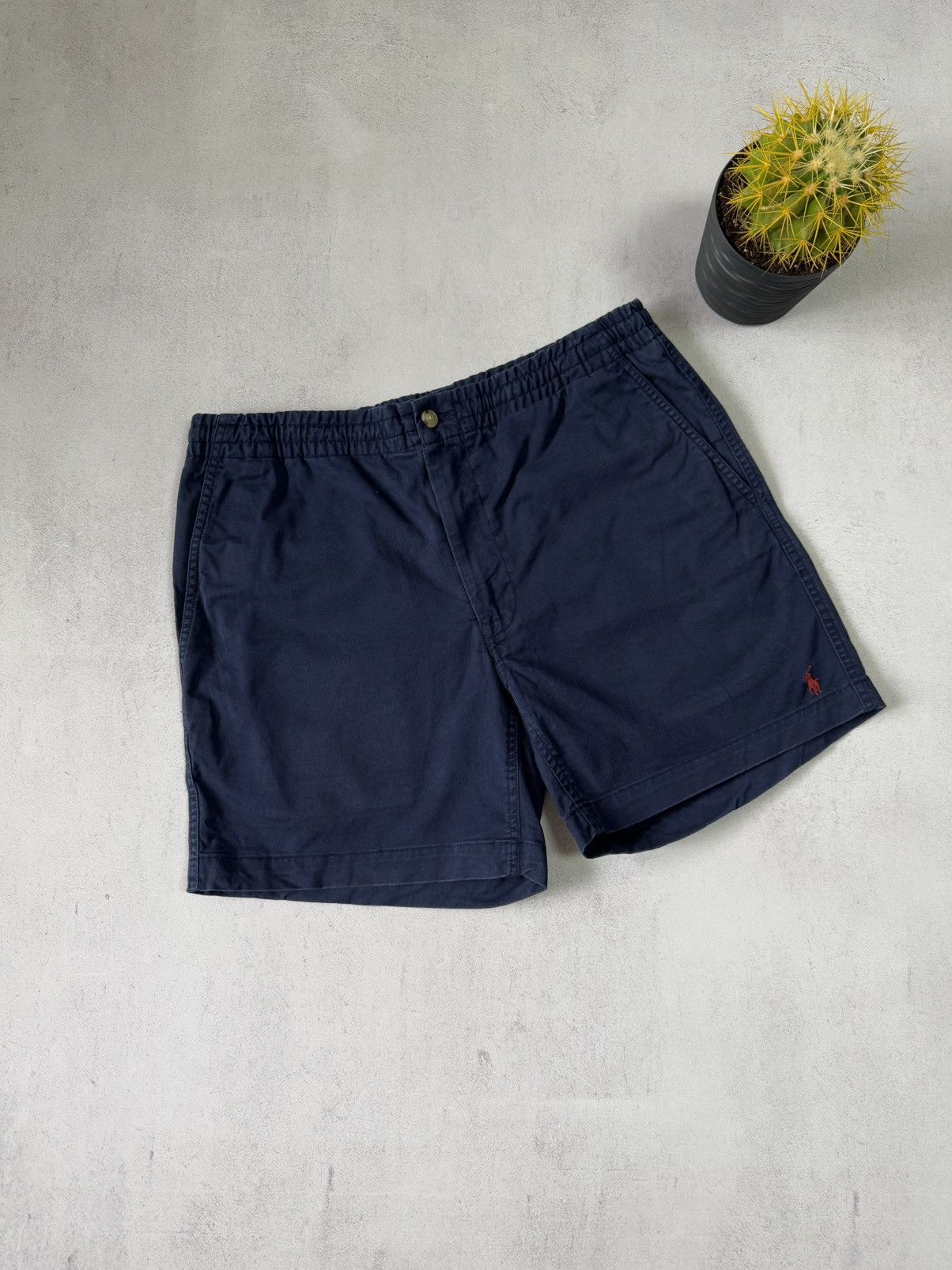 Polo Ralph Lauren × Vintage Polo Ralph Lauren Shorts Blue Mens M Size Luxury Y2K Size US 32 / EU 48 - 1 Thumbnail