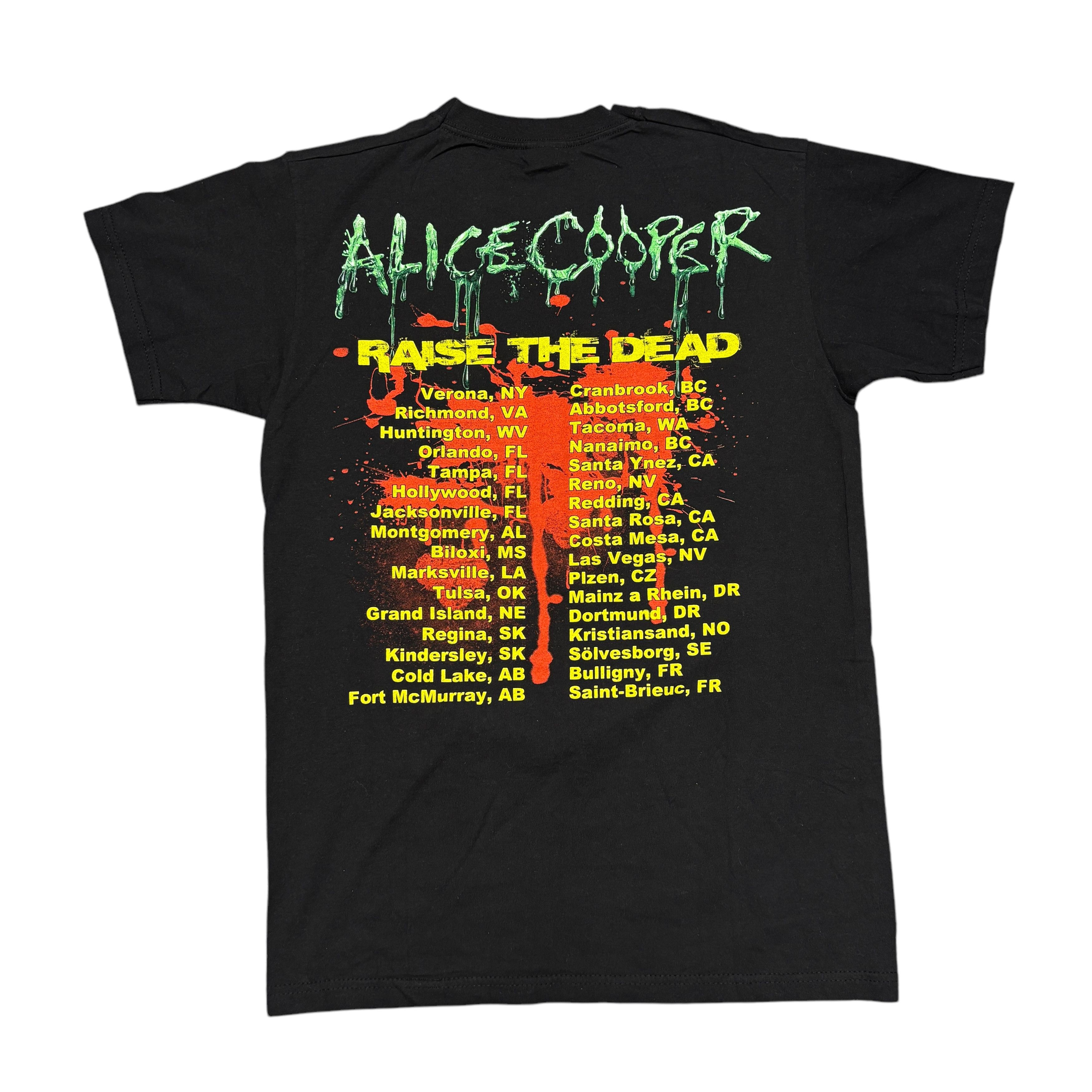 Band Tees × Vintage Alice Cooper Shirt Vintage Band Tees Ozzy Osbourne Aerosmith Size US S / EU 44-46 / 1 - 2 Thumbnail