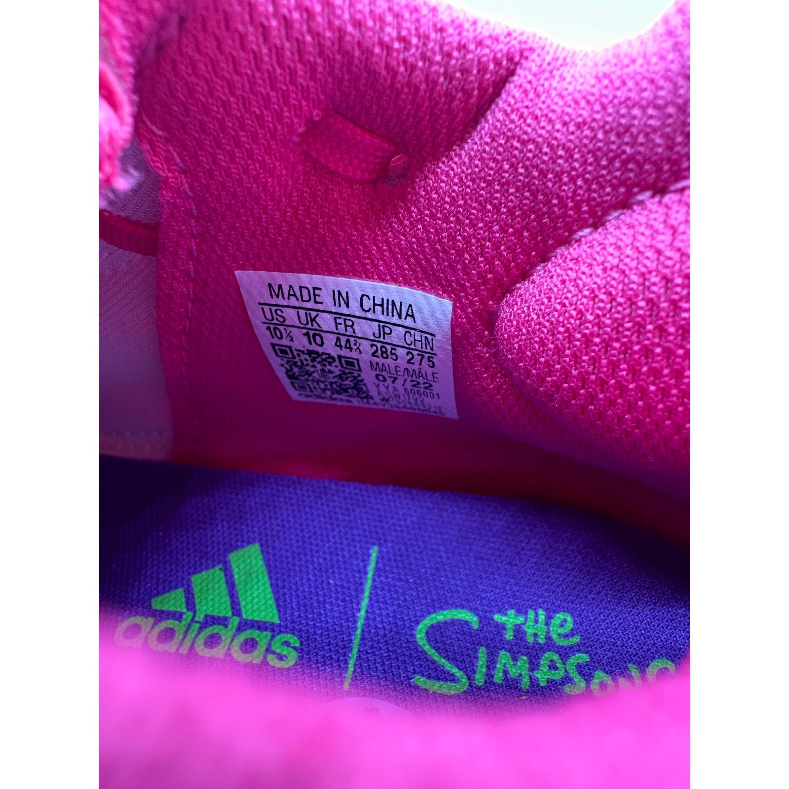 Adidas Adidas Freak 22 X The Simpsons “Homers Doughnut” size 10.5 Size US 10.5 / EU 43-44 - 6 Thumbnail