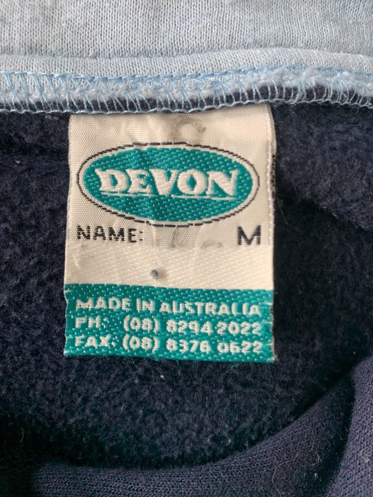 Vintage Vintage Devon Parafield High School Halfzipper Sweatshirt Size US M / EU 48-50 / 2 - 8 Thumbnail