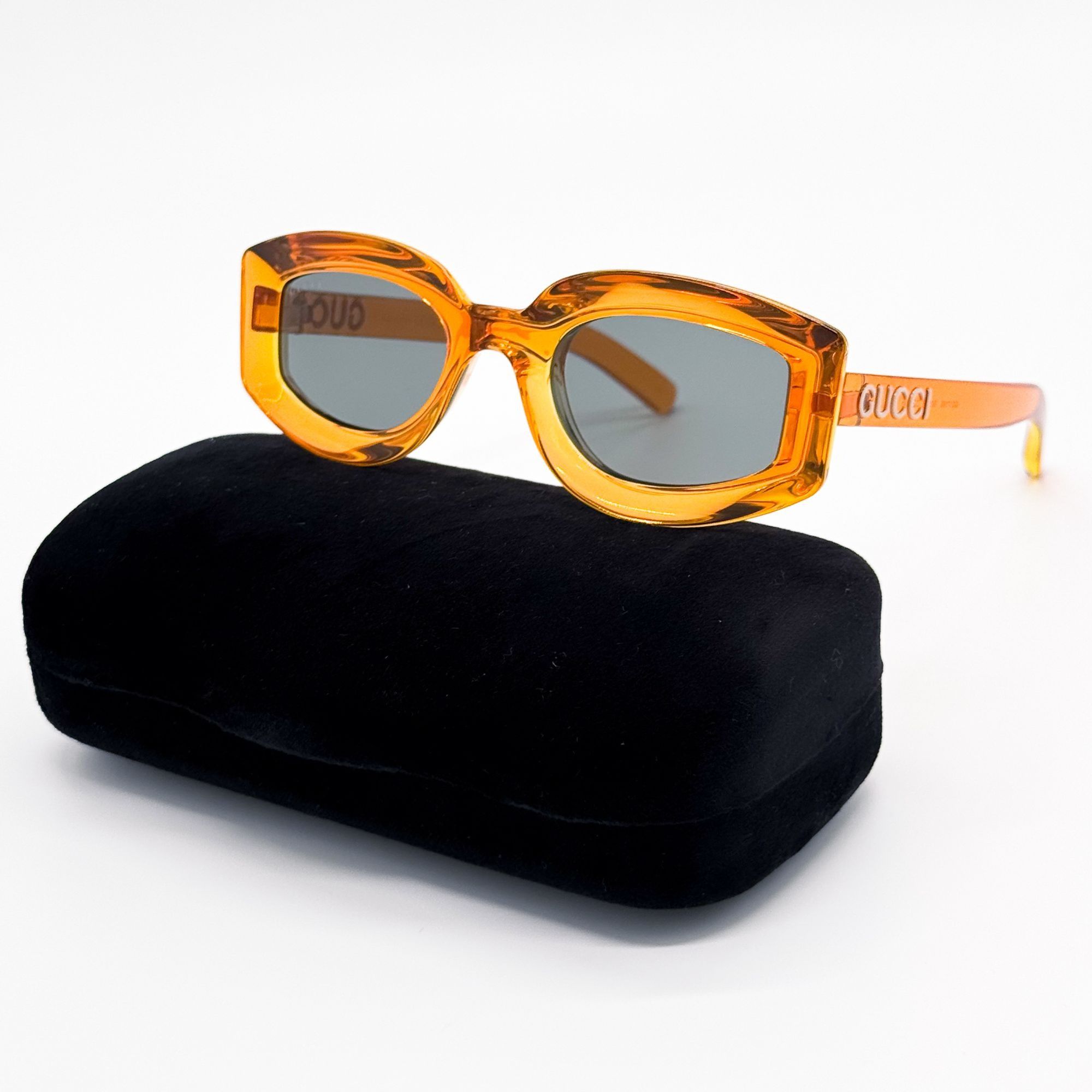 Gucci NEW GG1719S 005 GUCCI WOMEN ORANGE SUNGLASSES Size ONE SIZE - 2 Thumbnail