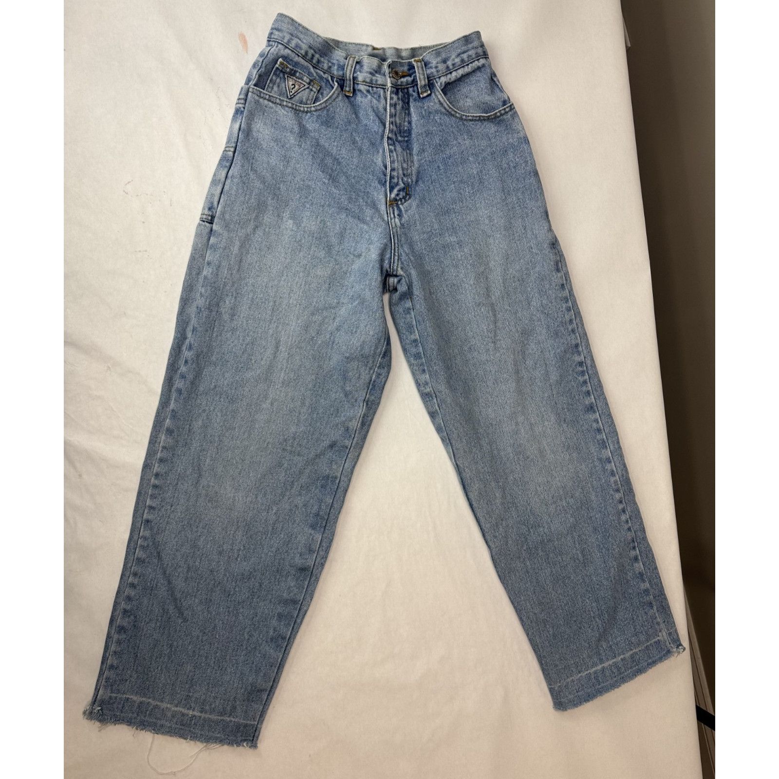 Guess Vintage 80s 90s Guess Jeans High Rise Carpenter Baggy 28 Size 26" / US 2 / IT 38 - 1 Thumbnail