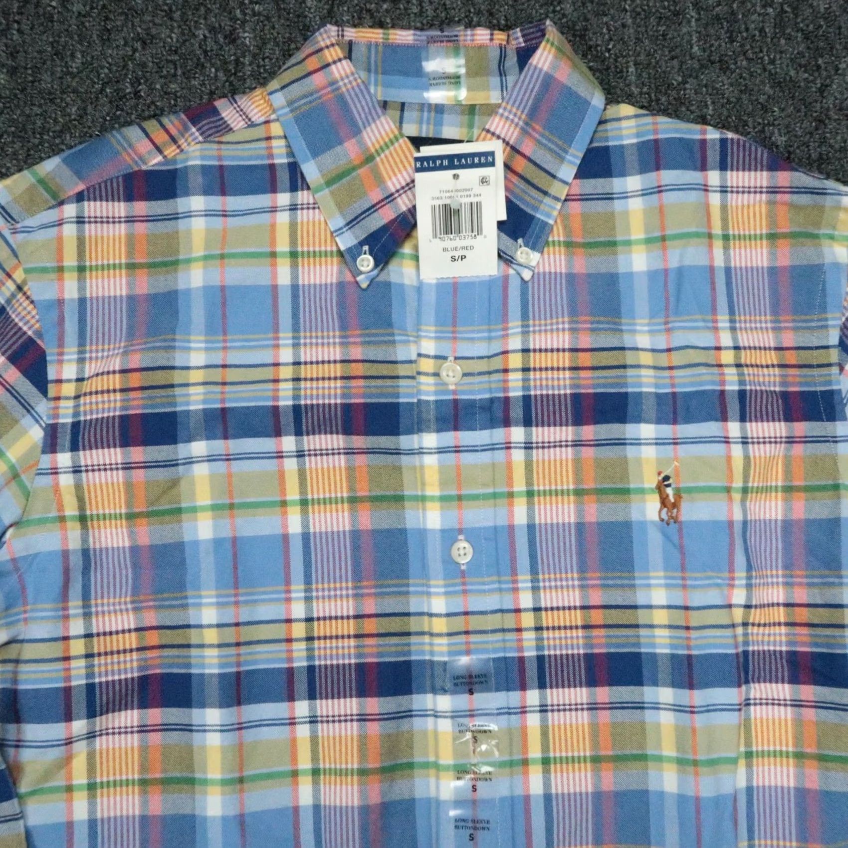 Ralph Lauren Ralph Lauren Mens Small Blue Red Plaid Long Sleeve Button-Down NWT Size US S / EU 44-46 / 1 - 2 Thumbnail