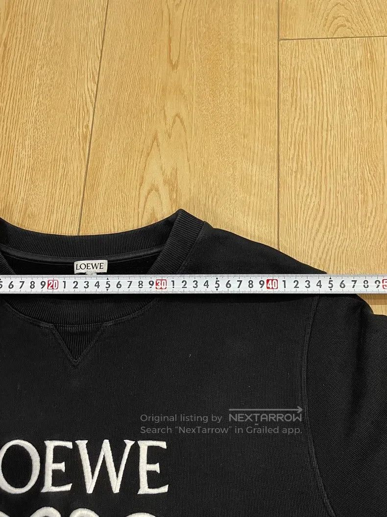 Loewe Loewe Black Embroidered Sweatshirt Size US XL / EU 56 / 4 - 7 Thumbnail