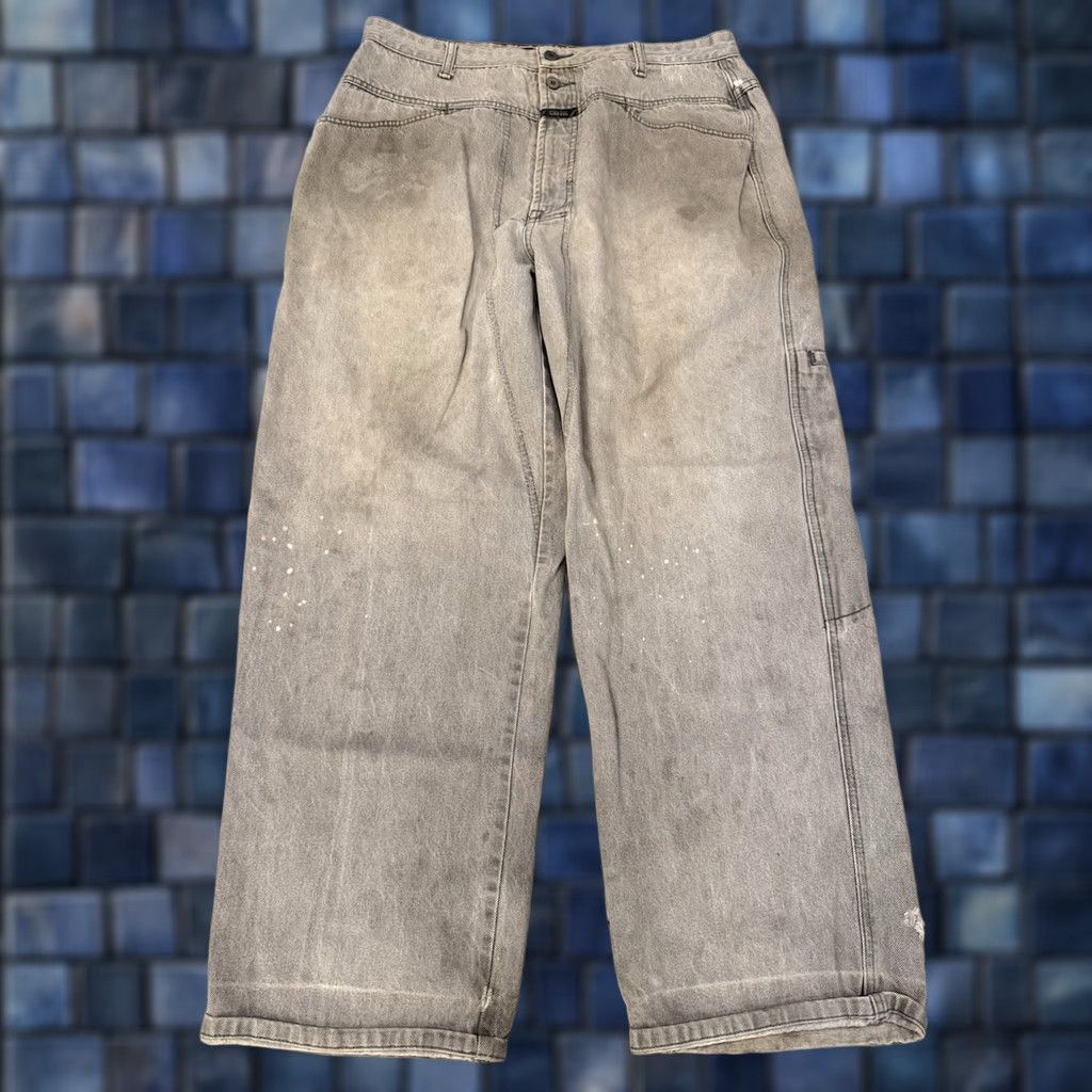 Vintage VINTAGE Girbaud Jeans Men 36x29 Cargo Pocket Denim 90s Hip Hop Baggy Straight Increase X Fit Carpenter Distressed No Size US 36 / EU 52 - 1 Thumbnail