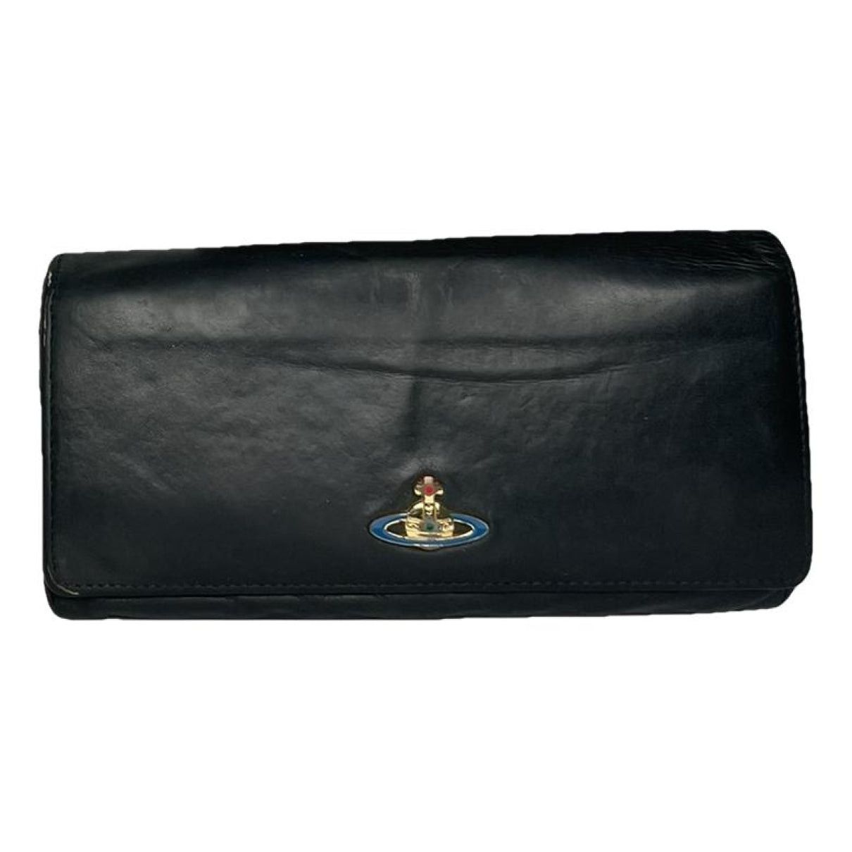 Vivienne Westwood Black Leather Wallet Size ONE SIZE - 1 Thumbnail