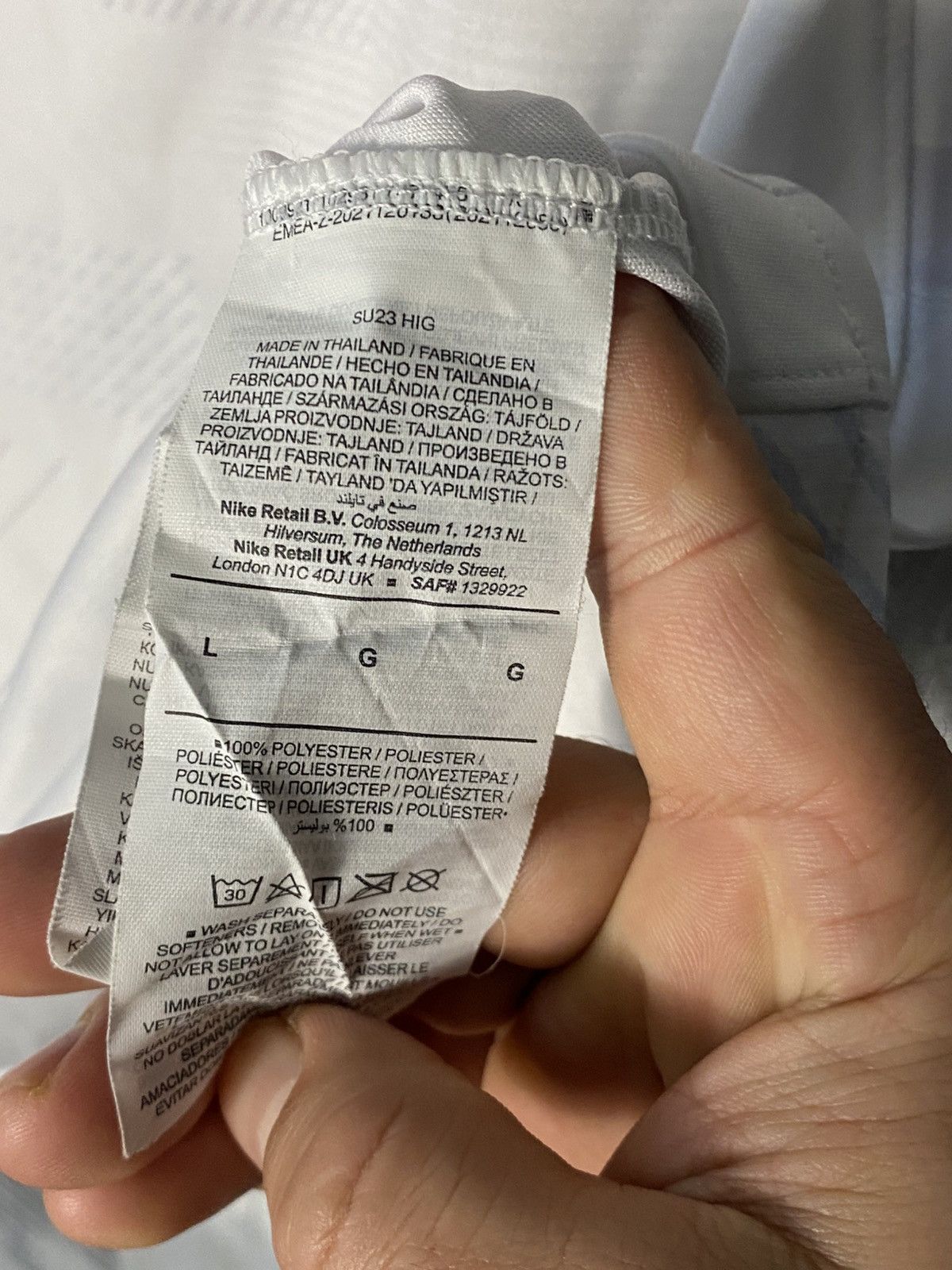 Nike 2023 2024 Tottenham Hotspur Nike Soccer Jersey AIA Size US L / EU 52-54 / 3 - 3 Thumbnail