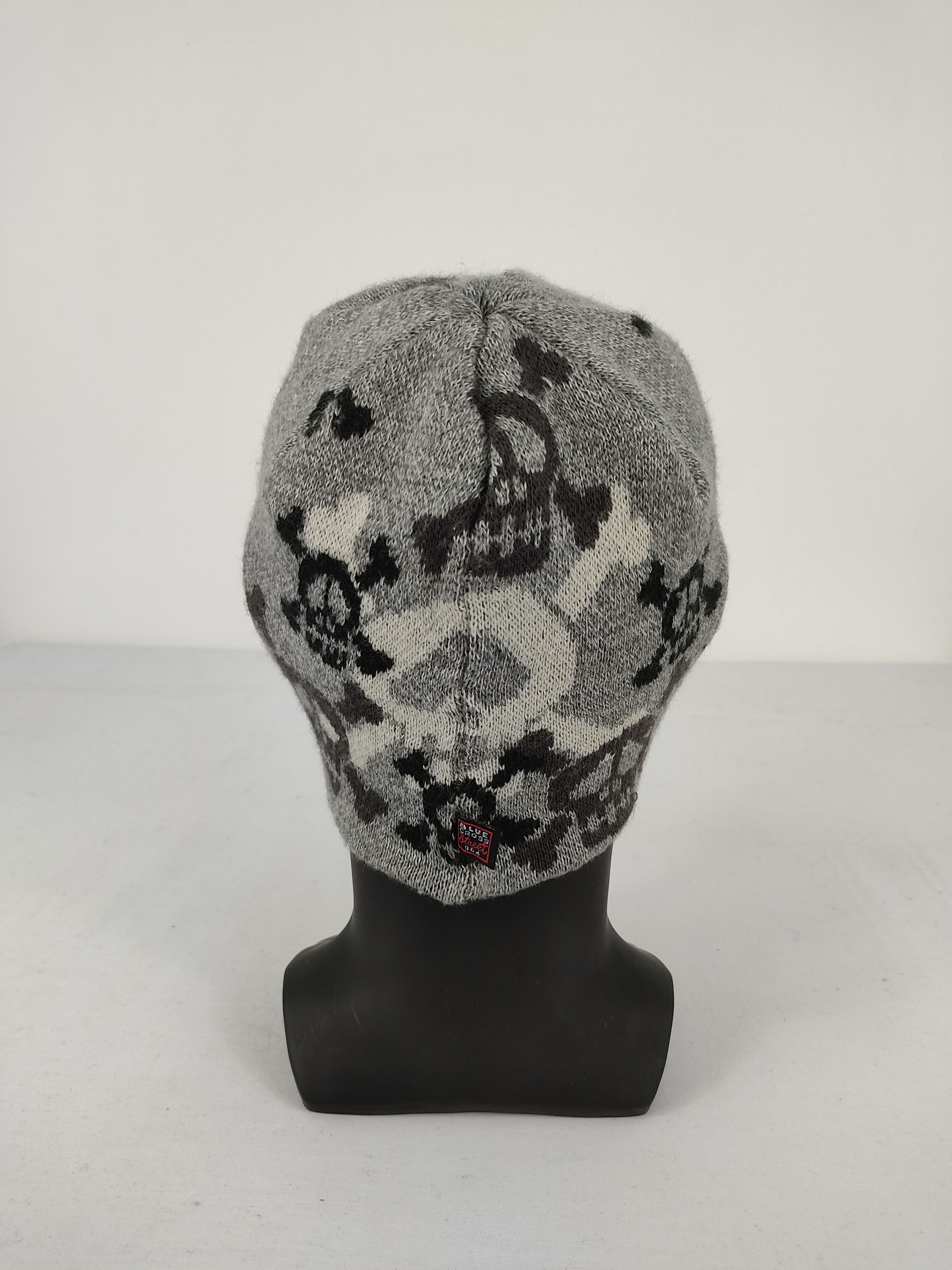 Japanese Brand Japanese Brand Blue Cross Skull Cap / Snow Hat / Snow Cap Size ONE SIZE - 3 Thumbnail