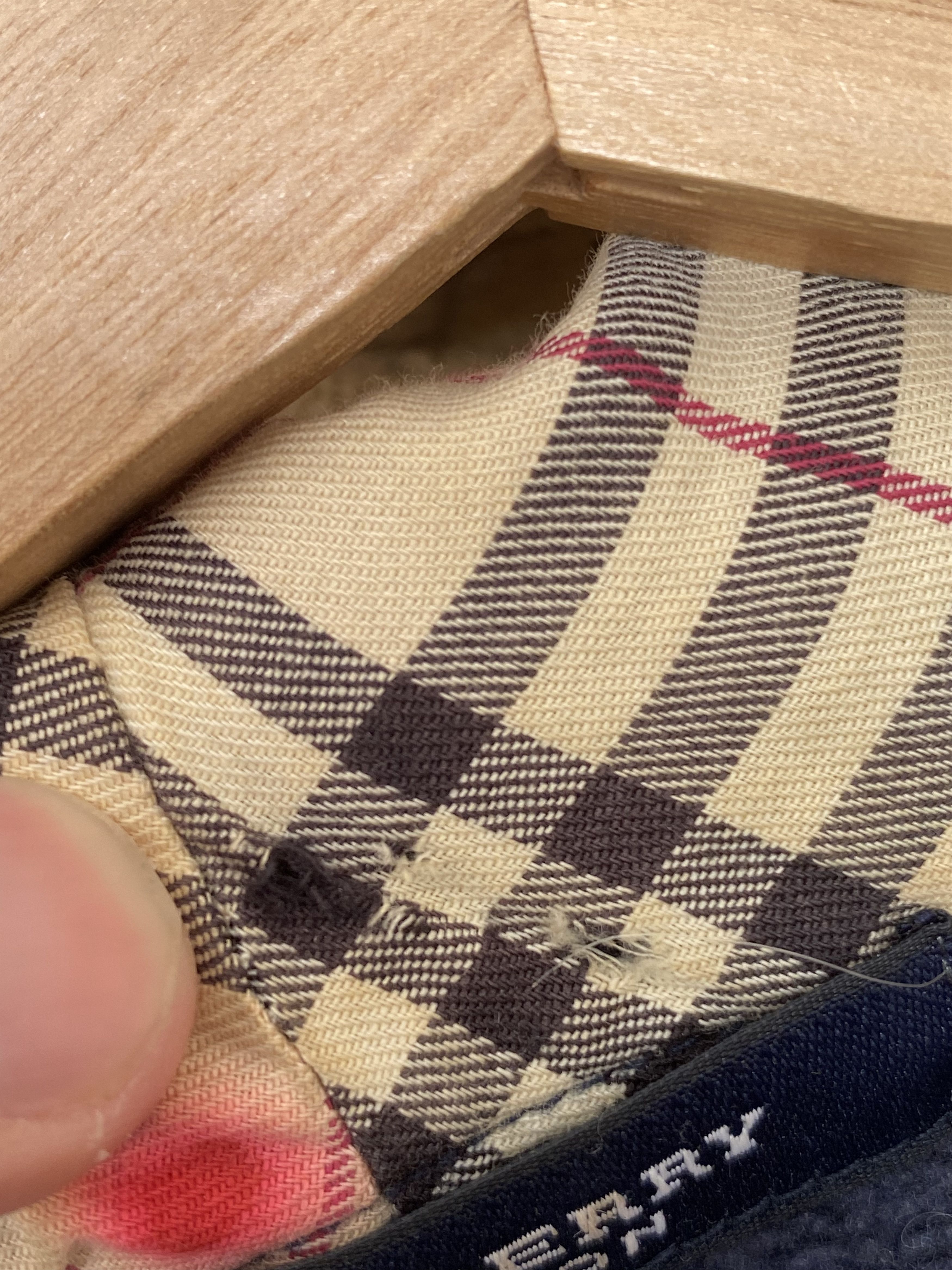 Burberry Vintage Burberry London Checkered Nova Check Half Zip Hoodie Size US L / EU 52-54 / 3 - 5 Thumbnail