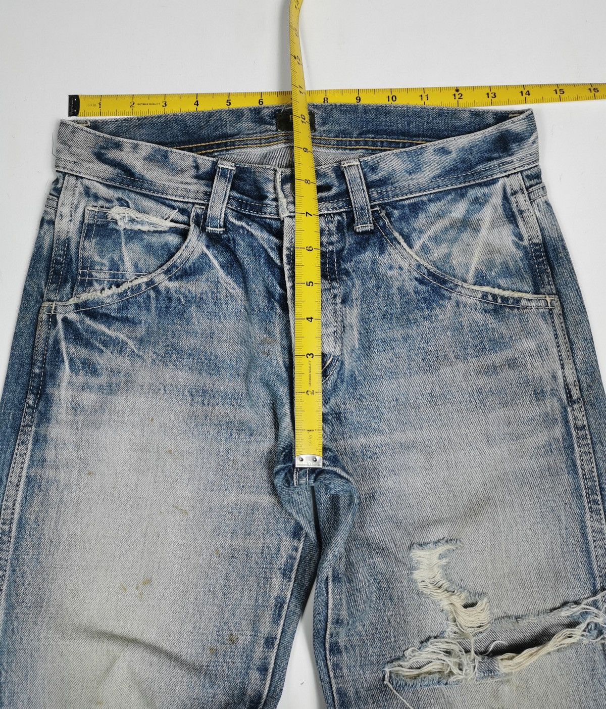 Japanese Brand DMG Domingo Japan Distressed Jeans Size US 28 / EU 44 - 11 Thumbnail