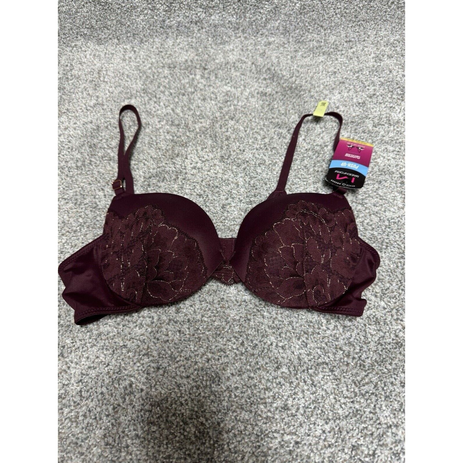 Other Maidenform Love the Lift Plunge Push-up Bra 34B Underwire Size ONE SIZE - 1 Thumbnail