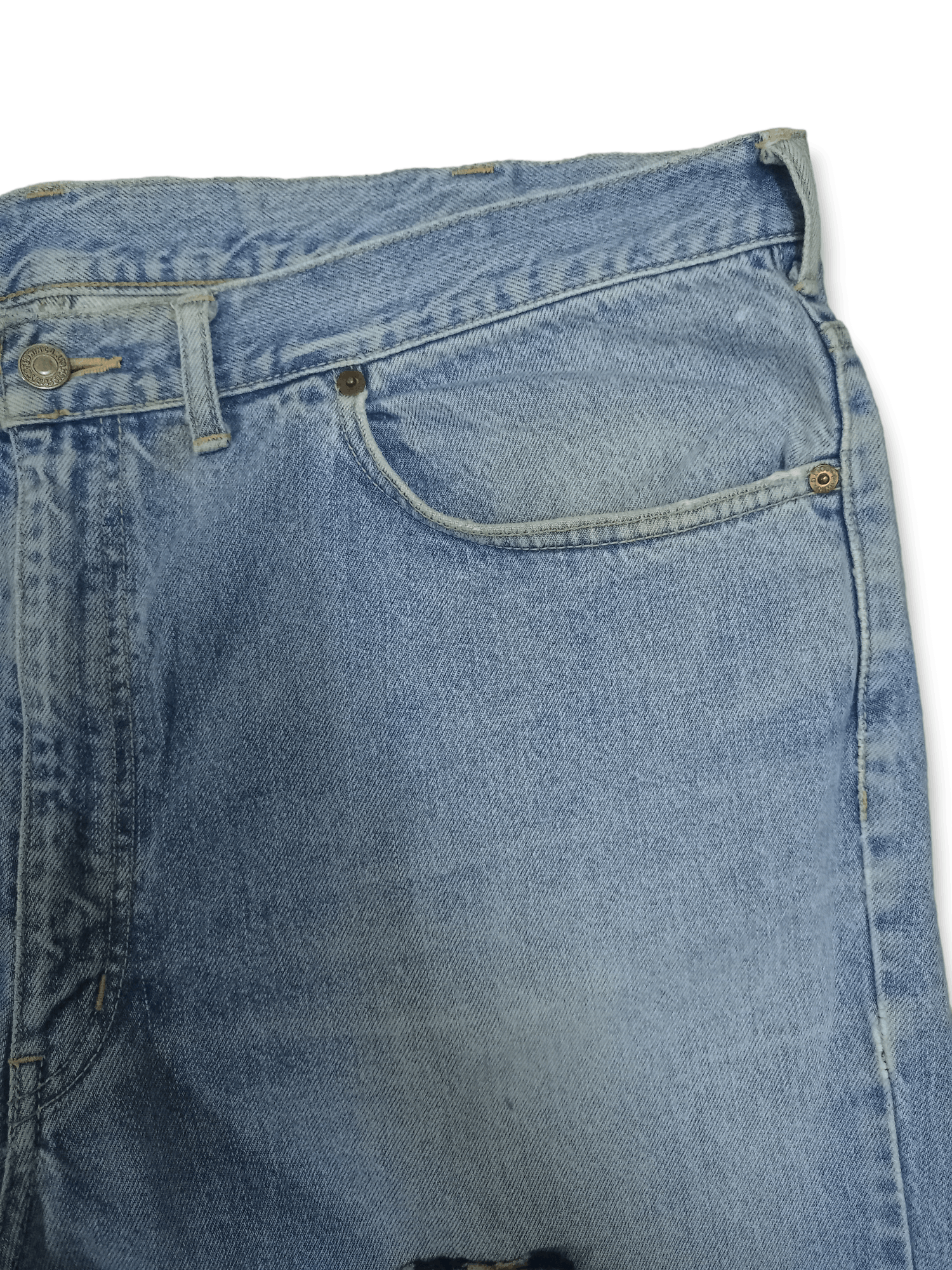 Edwin × Japanese Brand Vintage Edwin US Classic Baggy Patchwork Jeans Size US 41 - 5 Thumbnail