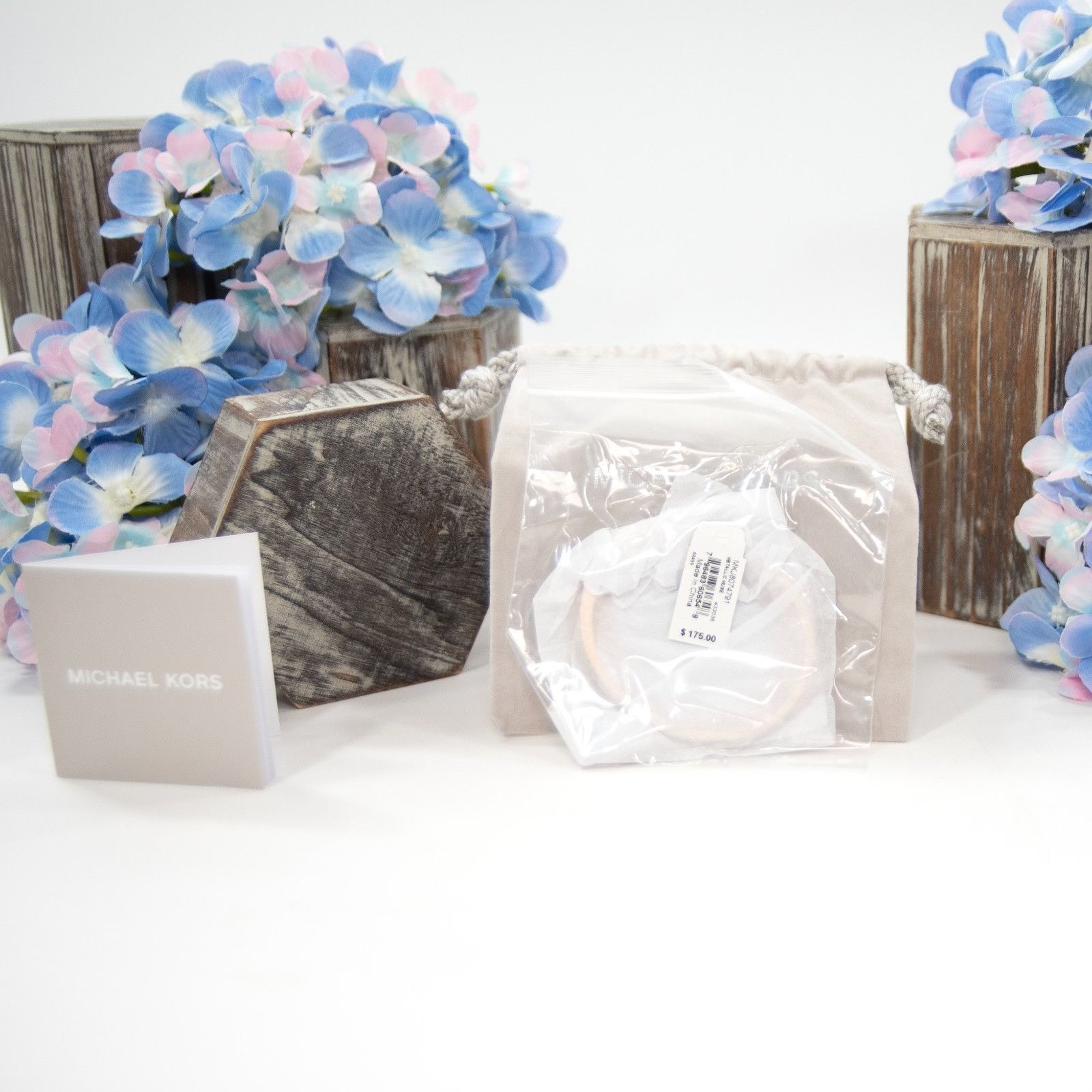 Michael Kors Michael Kors Metallic Muse Pave CZ Crystal Rose Gold Plated Size ONE SIZE - 4 Thumbnail