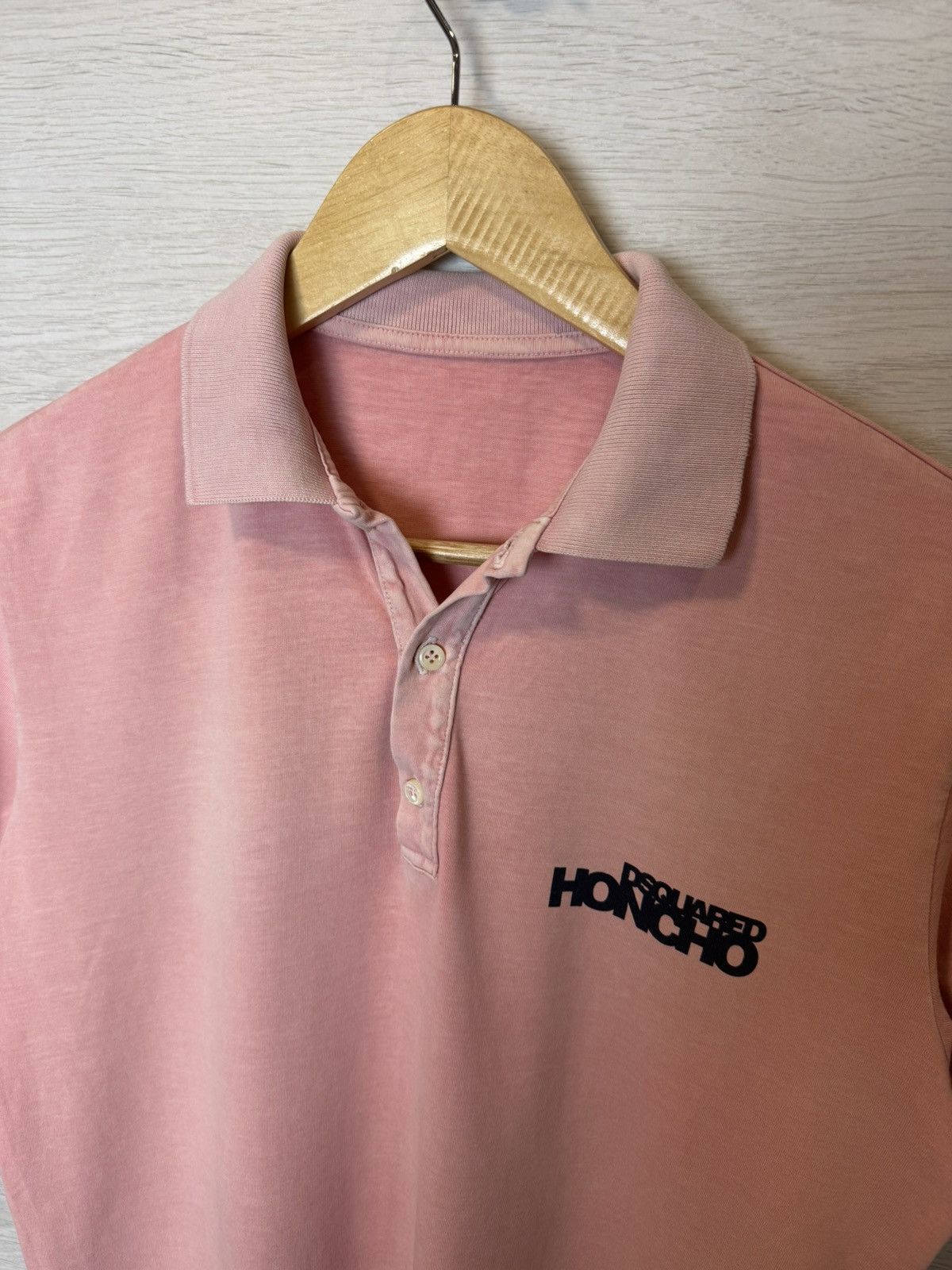 Dsquared2 Vintage Dsquared2 Pink Polo Tee Size US M / EU 48-50 / 2 - 4 Thumbnail