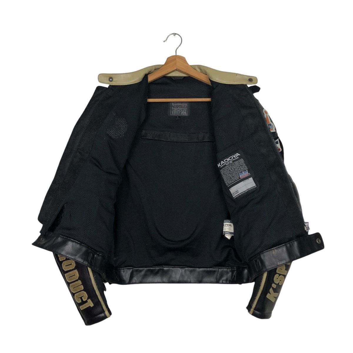 Kadoya 🔥KADOYA VINTAGE LEATHER JACKET BIKER BATTLESUIT CLASHKING Size US L / EU 52-54 / 3 - 15 Thumbnail