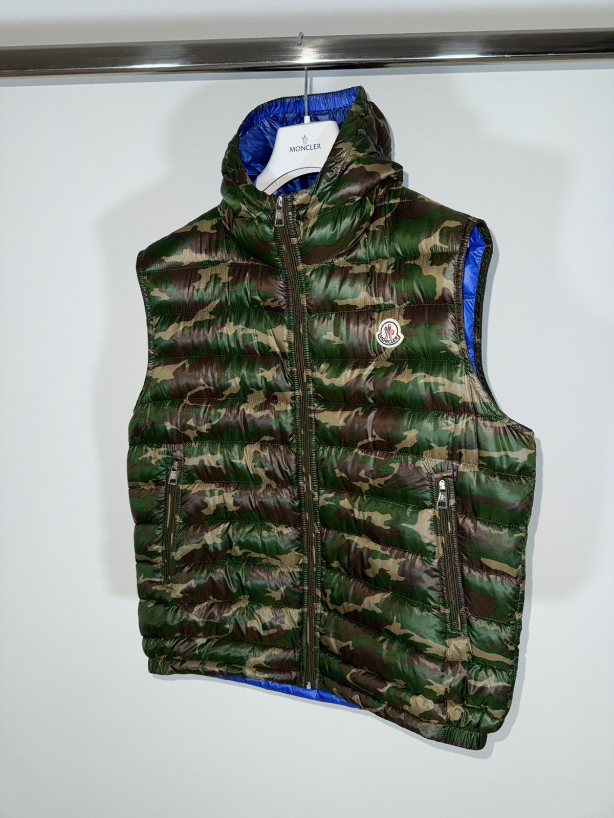 Moncler Gilet Patrick Vest Size (L) Camo Green