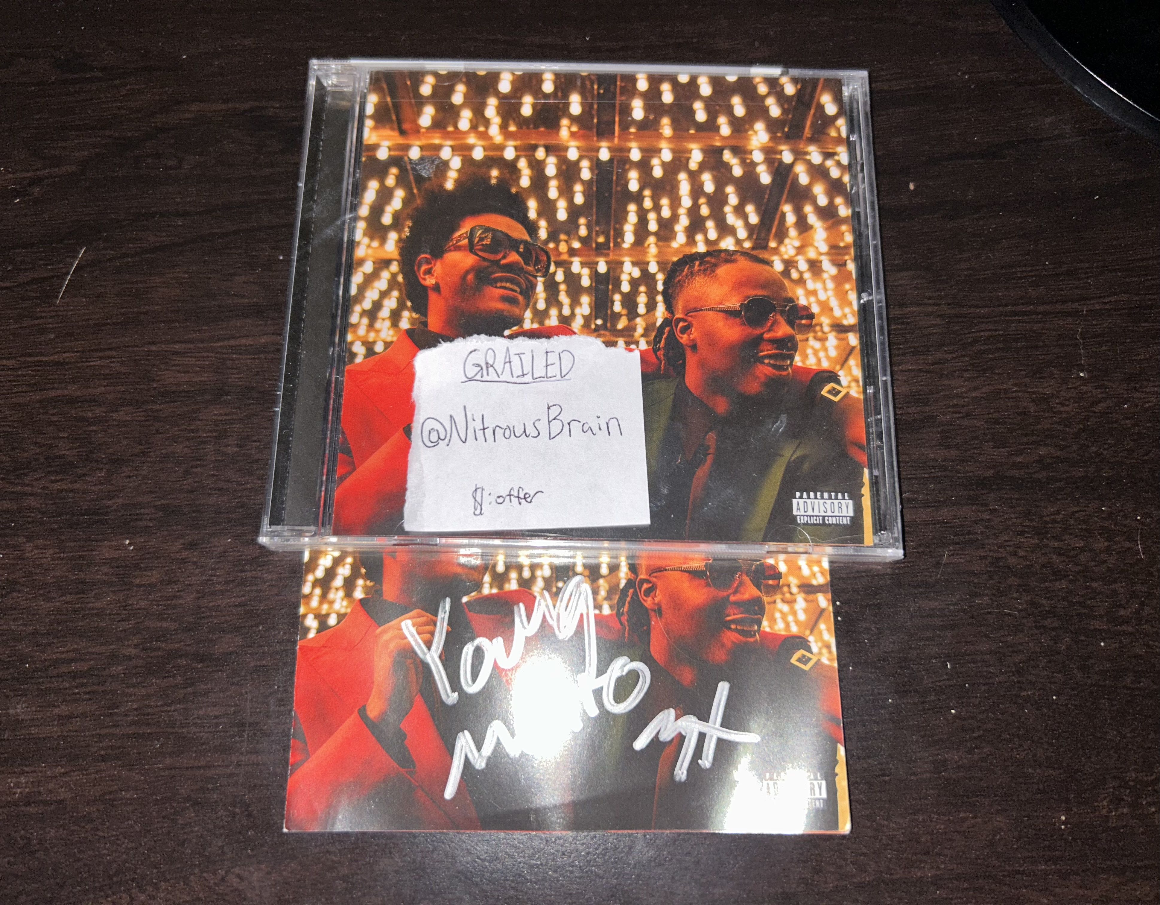 MLB Metro Boomin Autograph - The Weeknd After Hours Album Size ONE SIZE - 2 Thumbnail