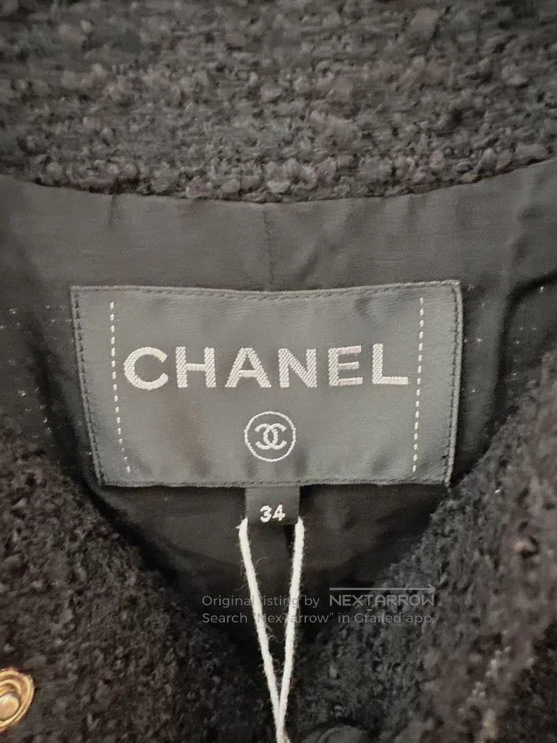 Chanel Chanel Black and gold wavy jacket Size XXS / US 00 / IT 34 - 3 Thumbnail