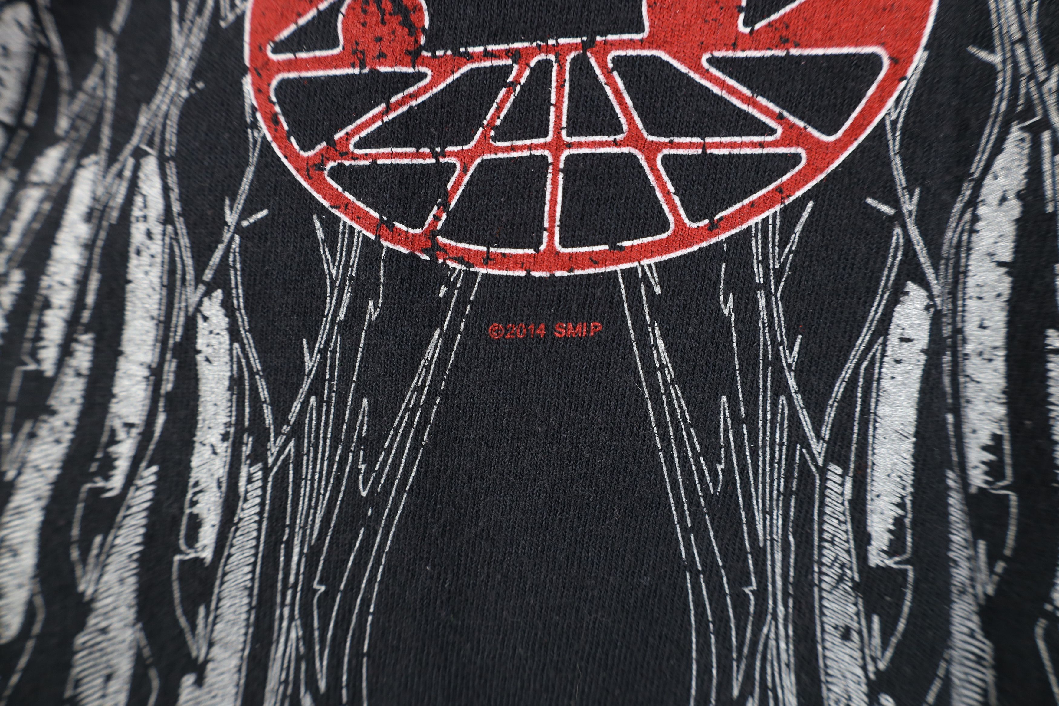 Vintage Vintage Y2K Valley Bristol Motor Skull Wings T-Shirt Size US XXL / EU 58 / 5 - 10 Thumbnail