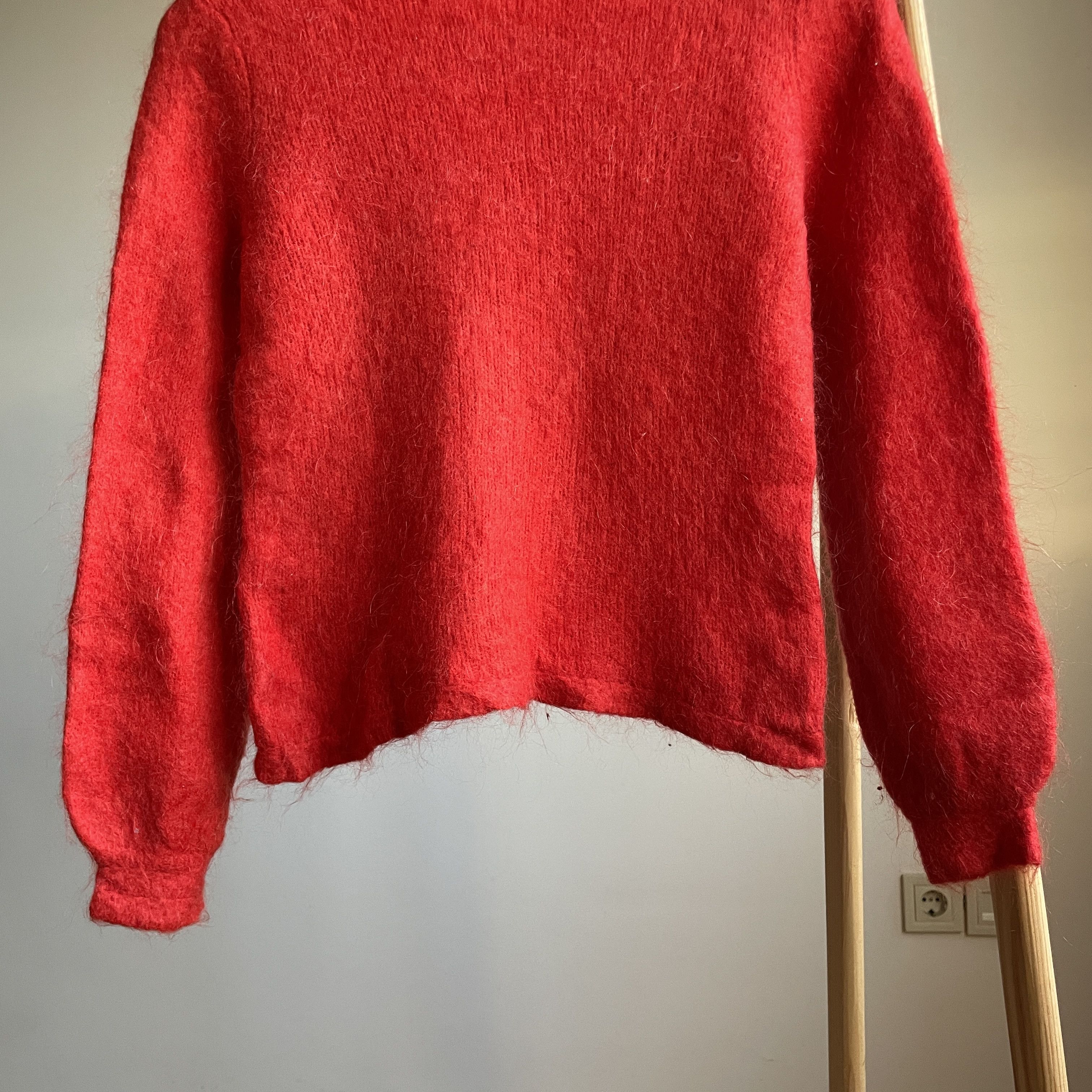 Sezane Sezane Balloon Sleeves Monair Wool Blend Womens Sweater Size XS / US 0-2 / IT 36-38 - 7 Thumbnail