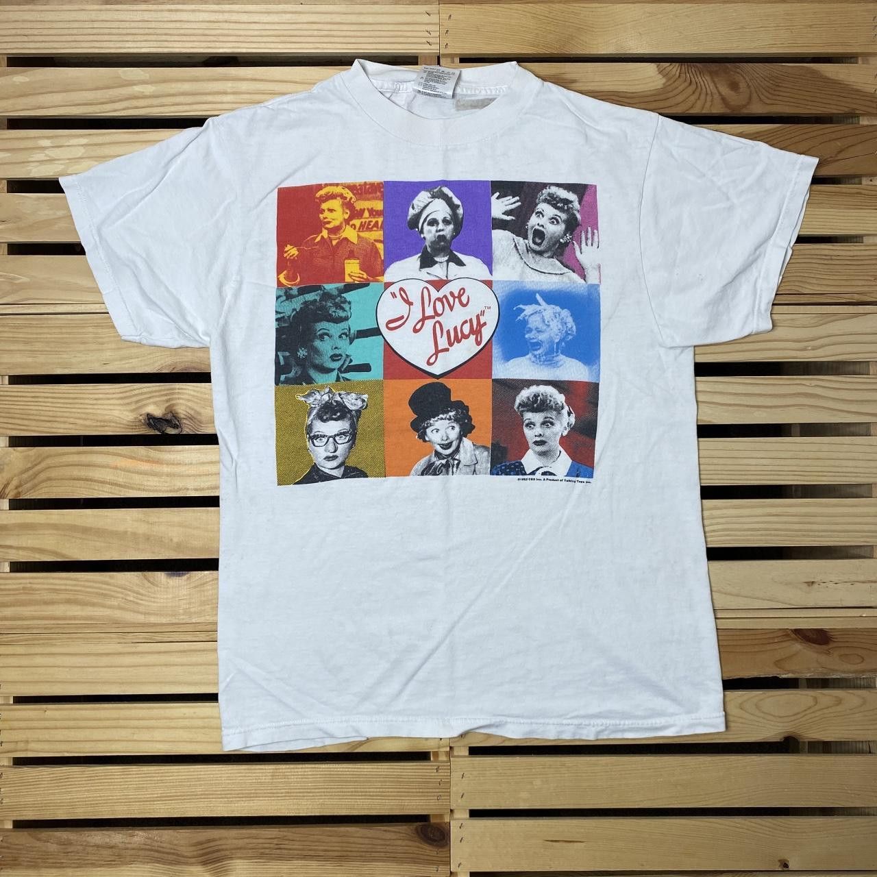 Tultex Vintage I Love Lucy 1992 White TV Show Promo Tee Size Medium Size US M / EU 48-50 / 2 - 1 Thumbnail
