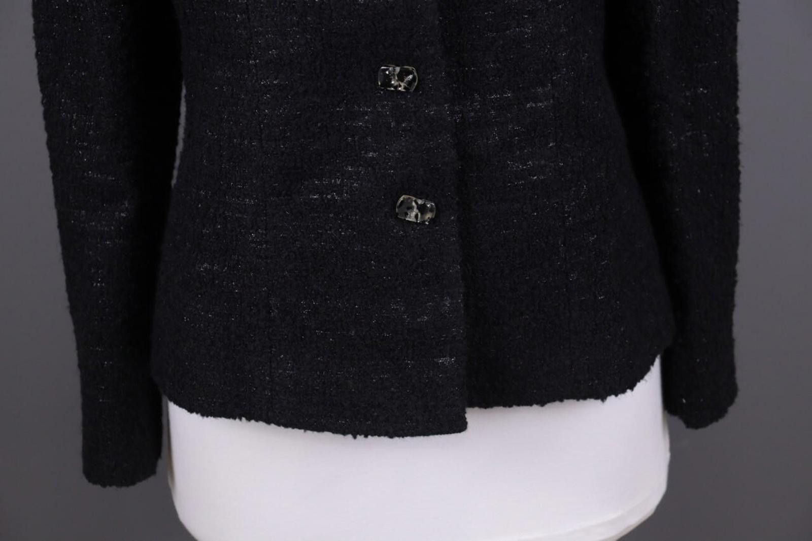 Designer Max Mara Black Baby Camelhair Business Blazer Jacket Size M / US 6-8 / IT 42-44 - 4 Thumbnail