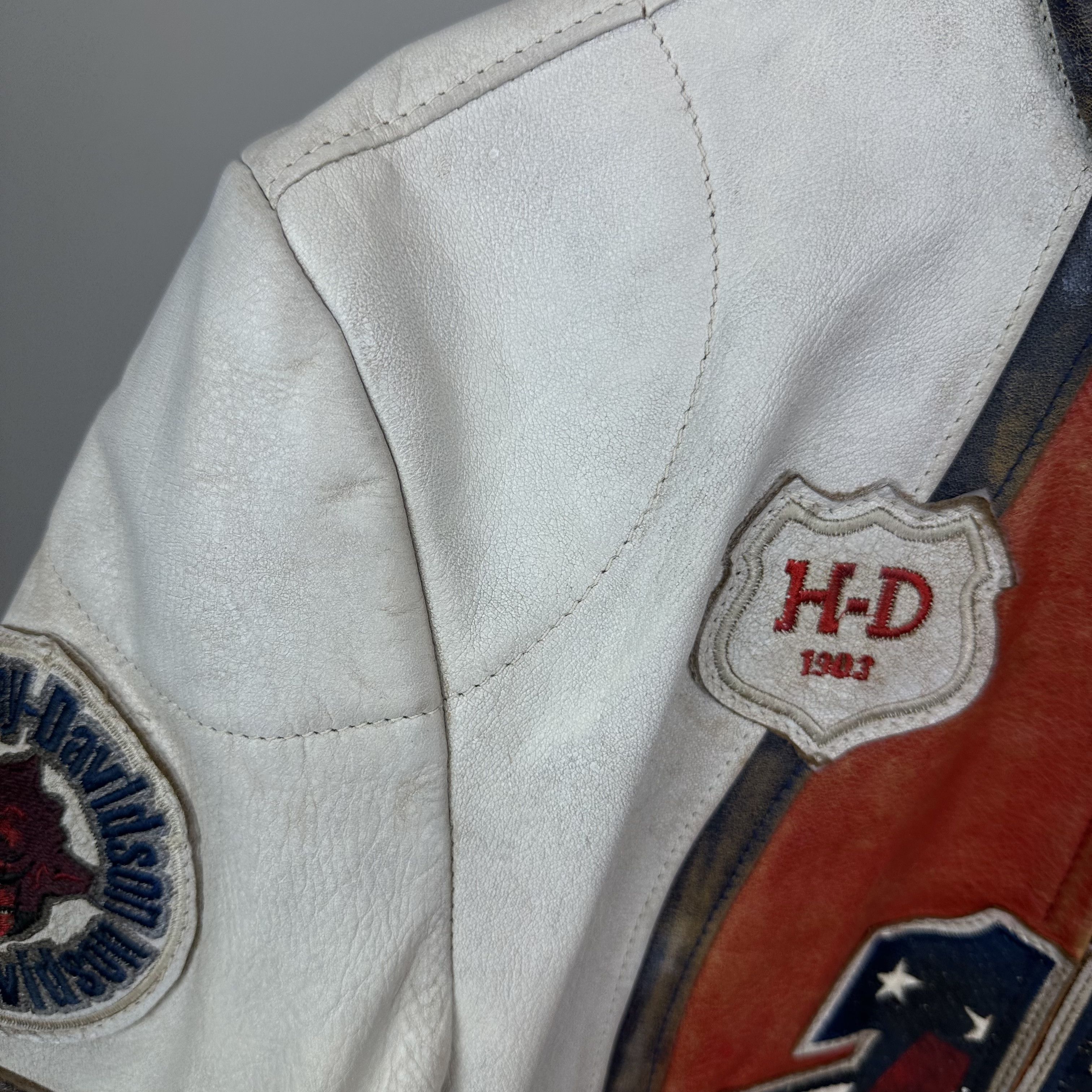 Harley Davidson Harley Davindson leather jacket biker women S M Size M / US 6-8 / IT 42-44 - 22 Thumbnail