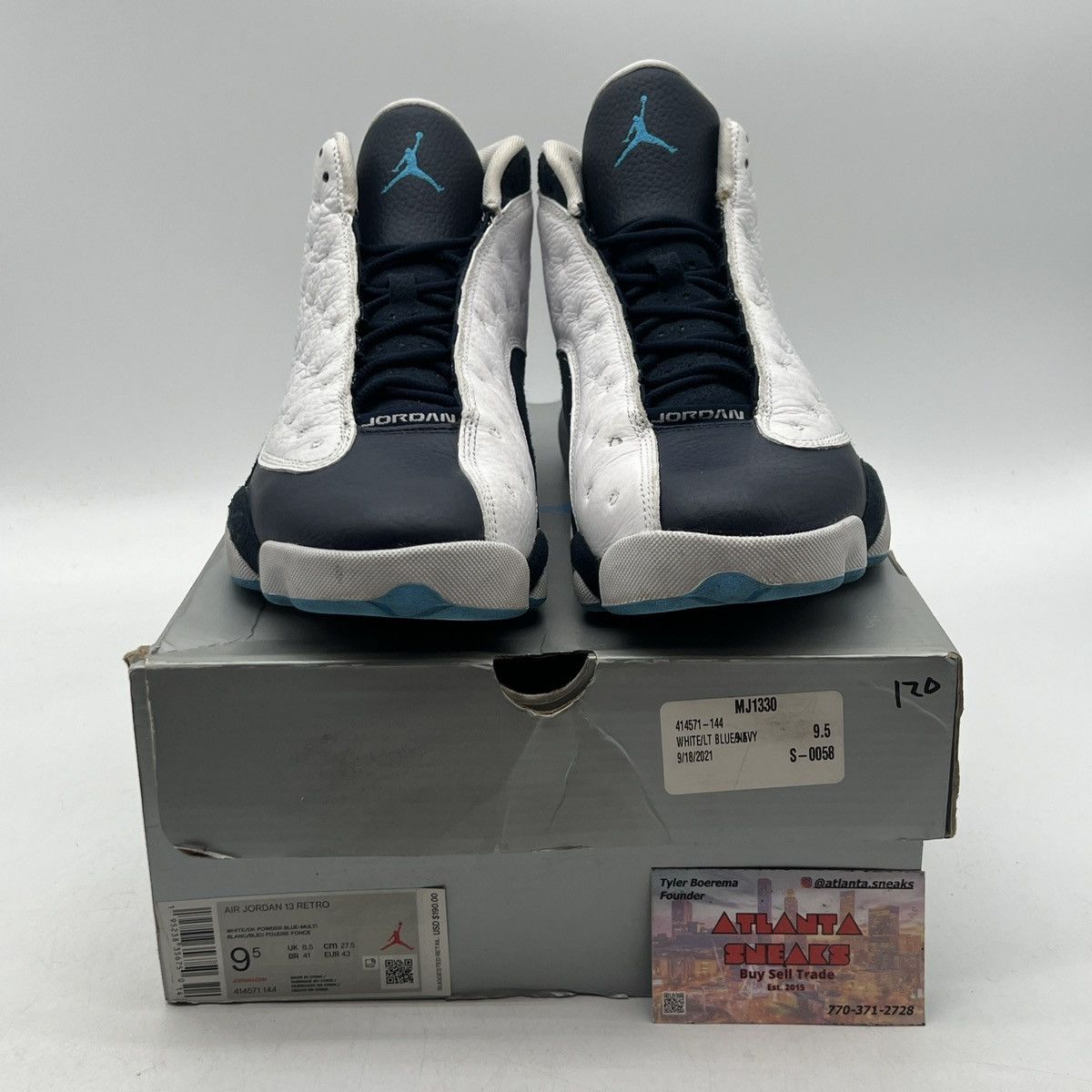Jordan Brand Air Jordan 13 obsidian Size US 9.5 / EU 42-43 - 2 Thumbnail