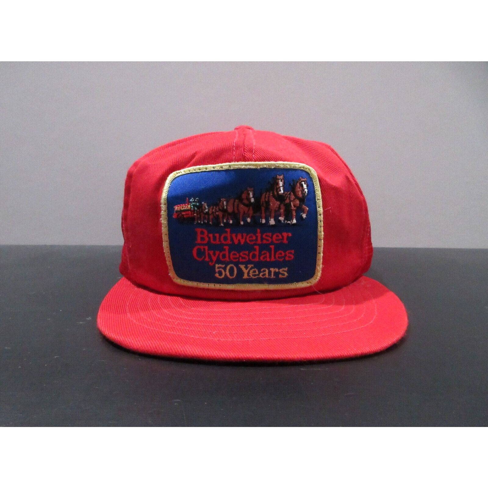 Casquette de camionneur Budweiser Beer des années 1980