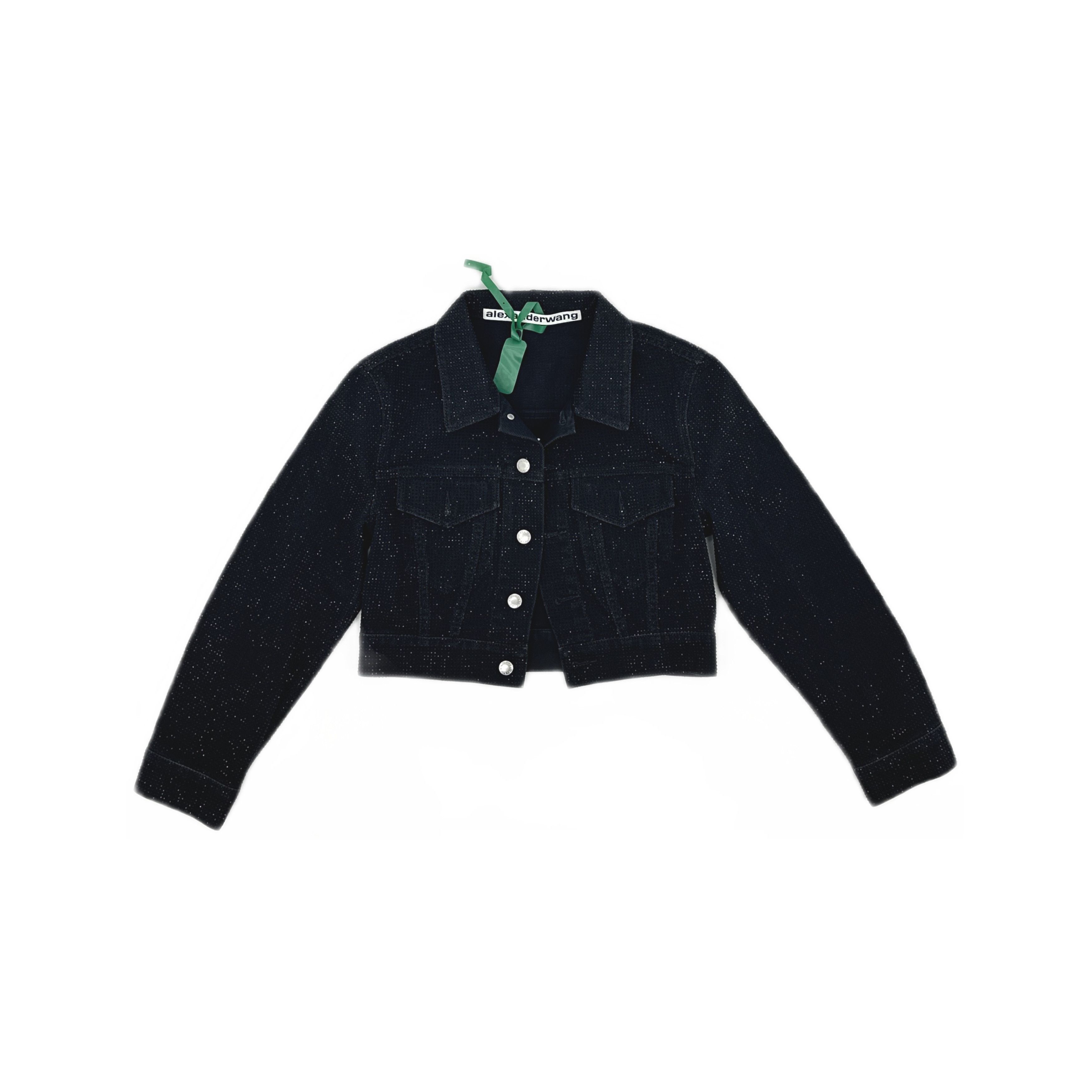 Alexander Wang Alexander Wang Hotfix Denim Trucker Jacket Size L Size L / US 10 / IT 46 - 1 Thumbnail
