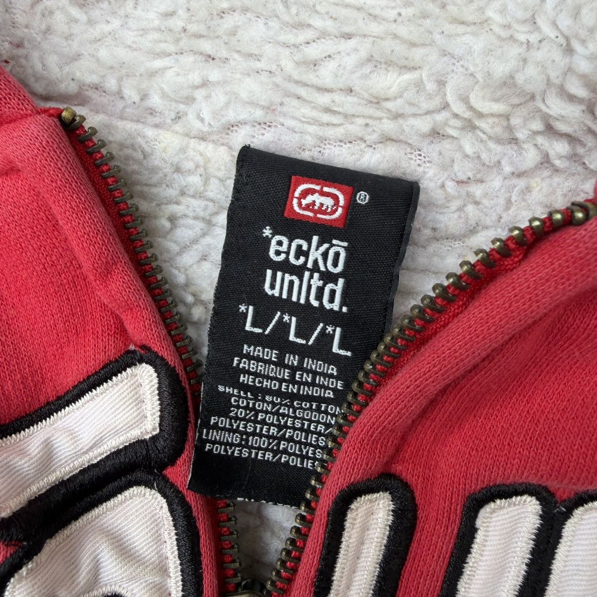 Ecko Unltd. Y2k Ecko Unltd hoodie with white fur large Size US L / EU 52-54 / 3 - 3 Thumbnail
