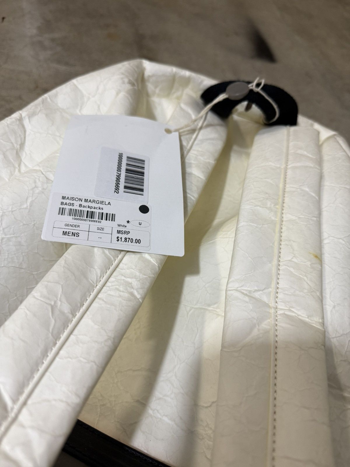 Maison Margiela Maison Margiela Techno Paper Backpack – FW17 Size ONE SIZE - 5 Thumbnail