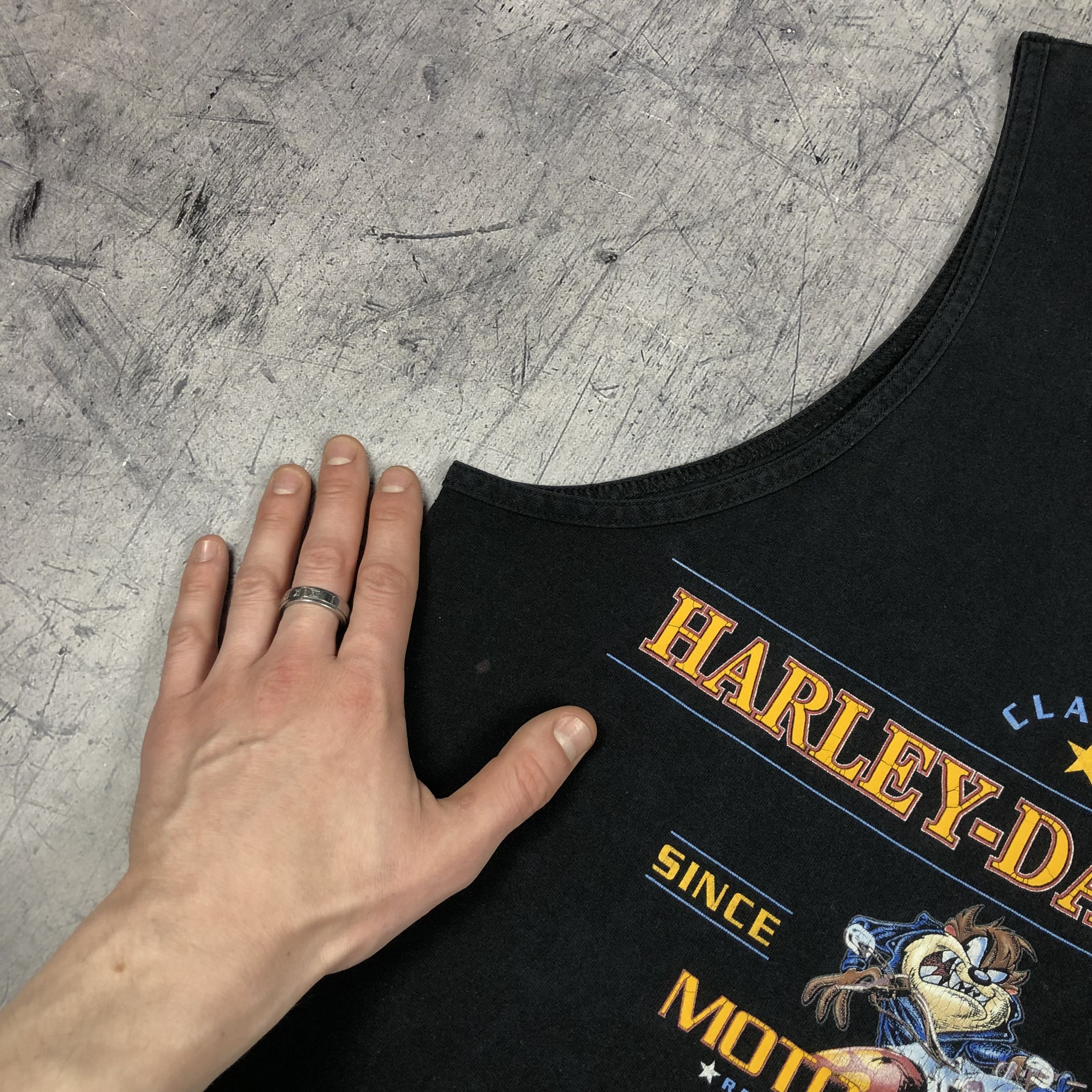 Harley Davidson 2000 Harley Davidson Warner Bros Taz Tank Top Size US M / EU 48-50 / 2 - 6 Thumbnail