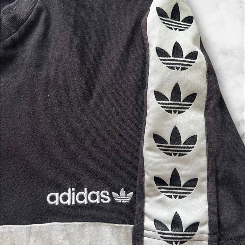 Adidas Adidas black and white T-shirt Size US M / EU 48-50 / 2 - 2 Thumbnail