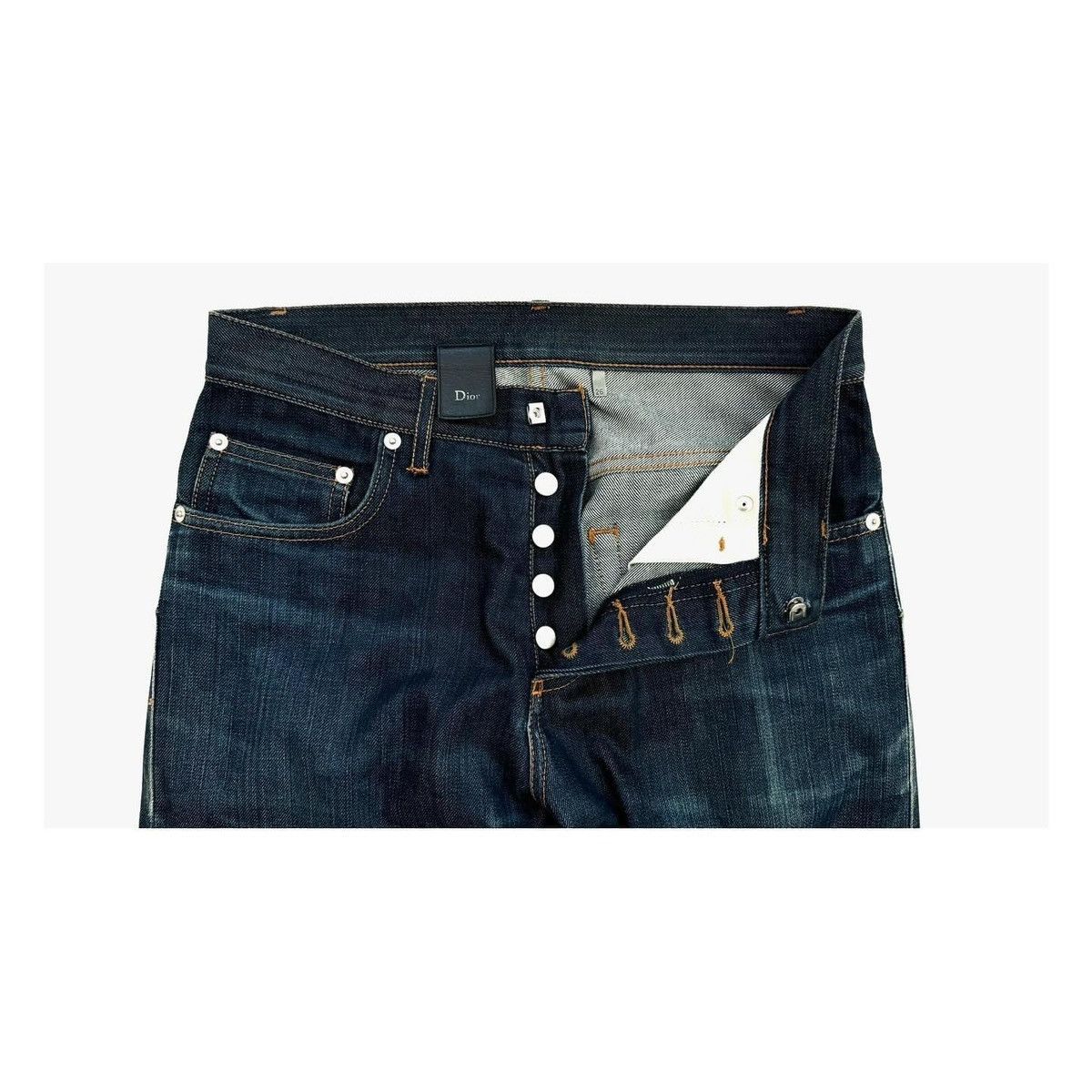 Dior × Hedi Slimane Dior Homme Denim Pants Size US 30 / EU 46 - 3 Thumbnail