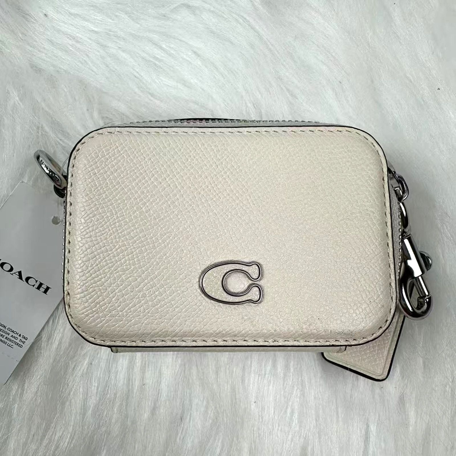 Coach Coach Crossbody Pouch In Crossgrain Leather/Chalk CP271 NWT Size ONE SIZE - 1 Thumbnail