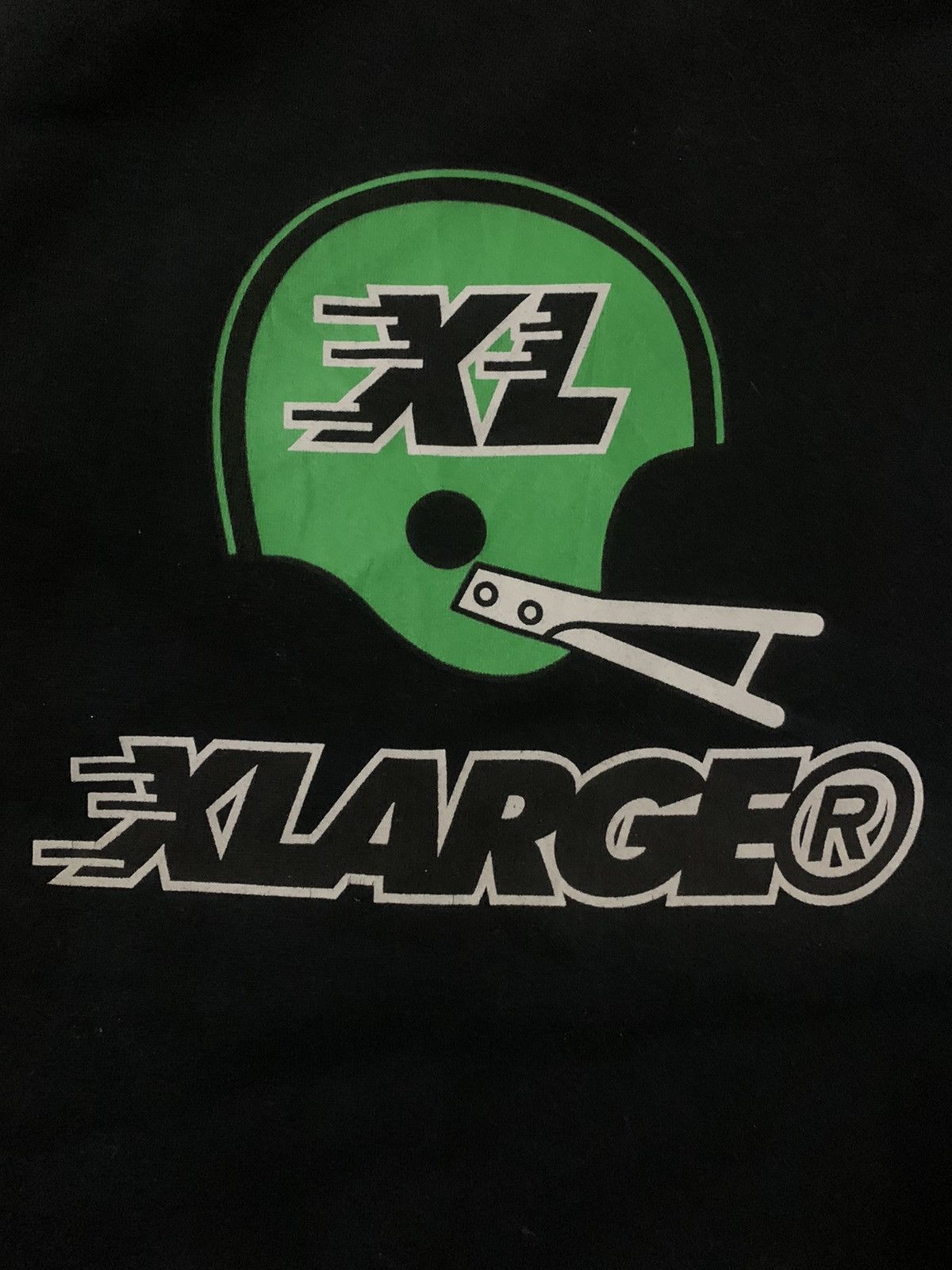 X-LARGE 💥Vintage 90s XLarge Helmet Sweatshirt Size US L / EU 52-54 / 3 - 3 Thumbnail