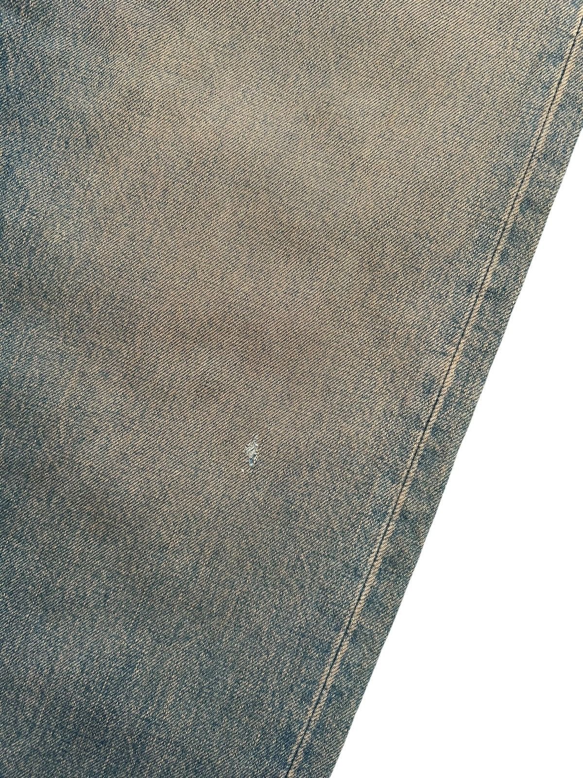 Kapital VINTAGE WRANGLER SELVEDGE BAGGY RUSTY DENIM JEANS Size US 33 - 5 Thumbnail