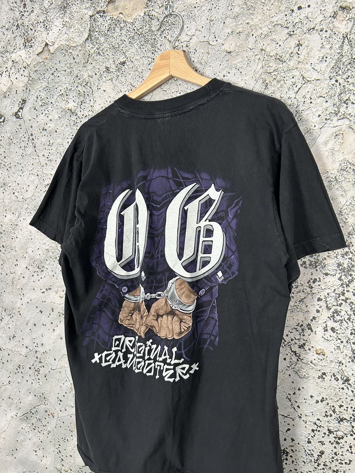 Rap Tees Vintage Ice-T OG Original Gangster Ultra Rare Rap Tee 90s Size US XL / EU 56 / 4 - 5 Thumbnail